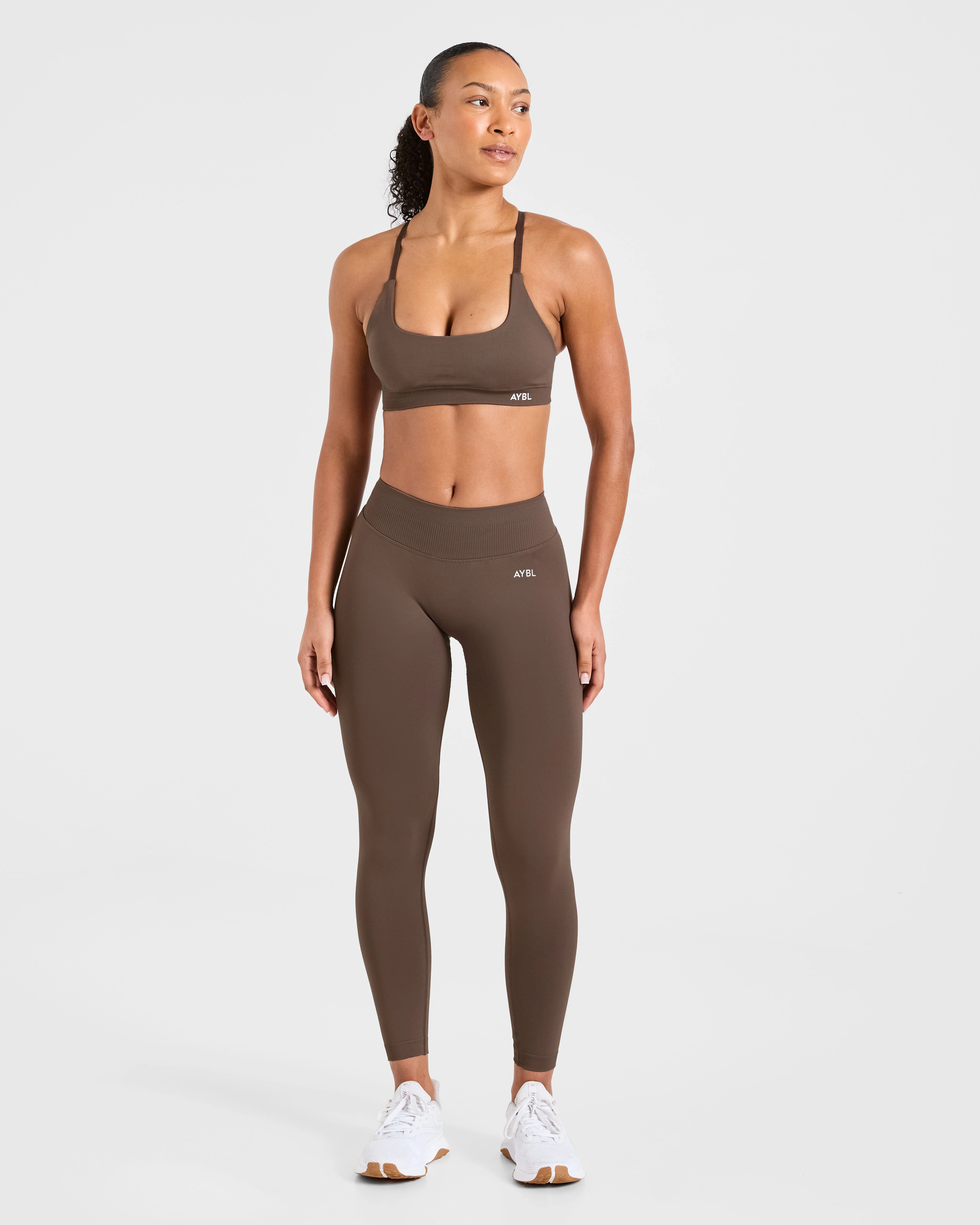 Enhance Seamless Leggings - Marron - Image 3