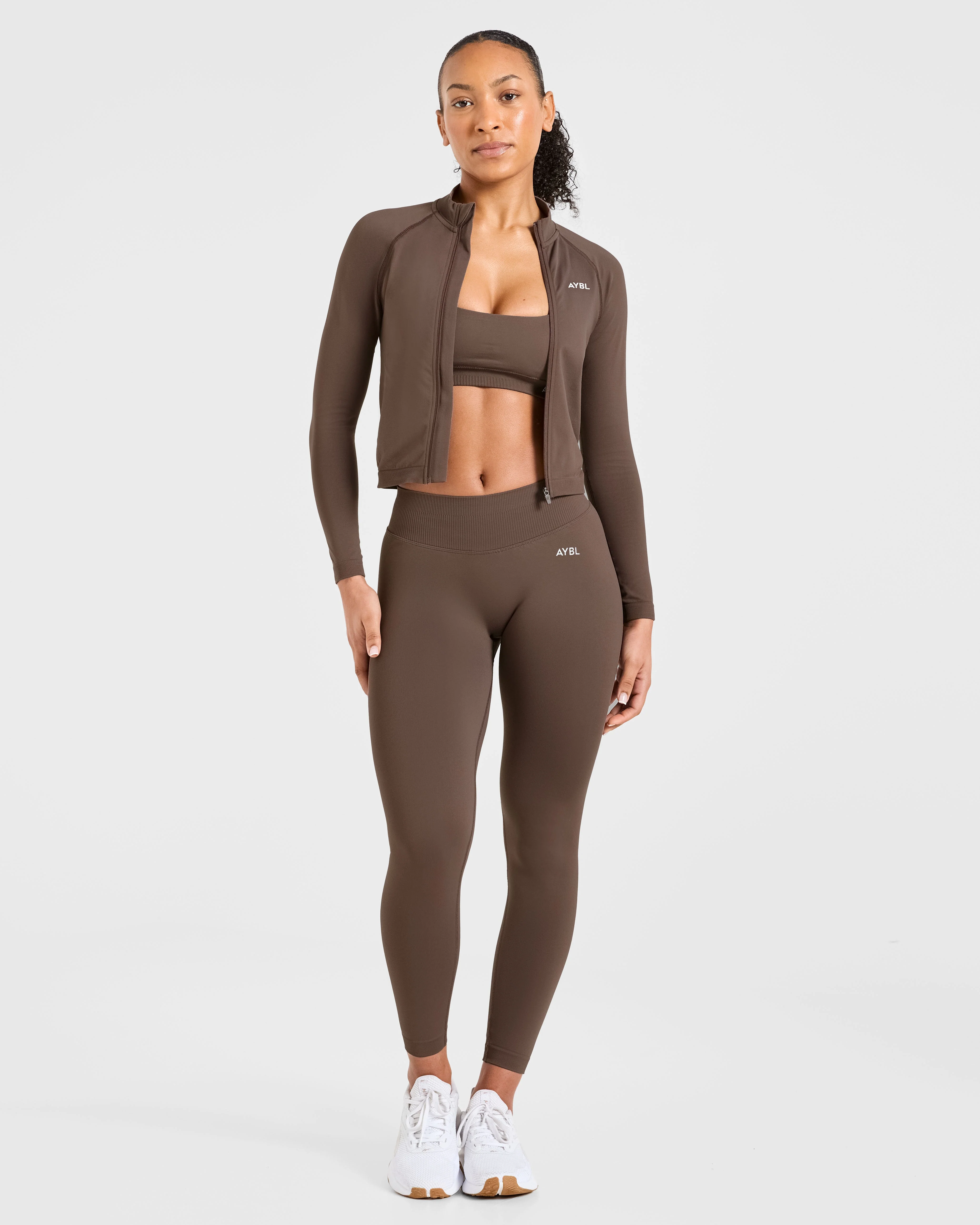 Enhance Seamless Leggings - Marron - Image 7