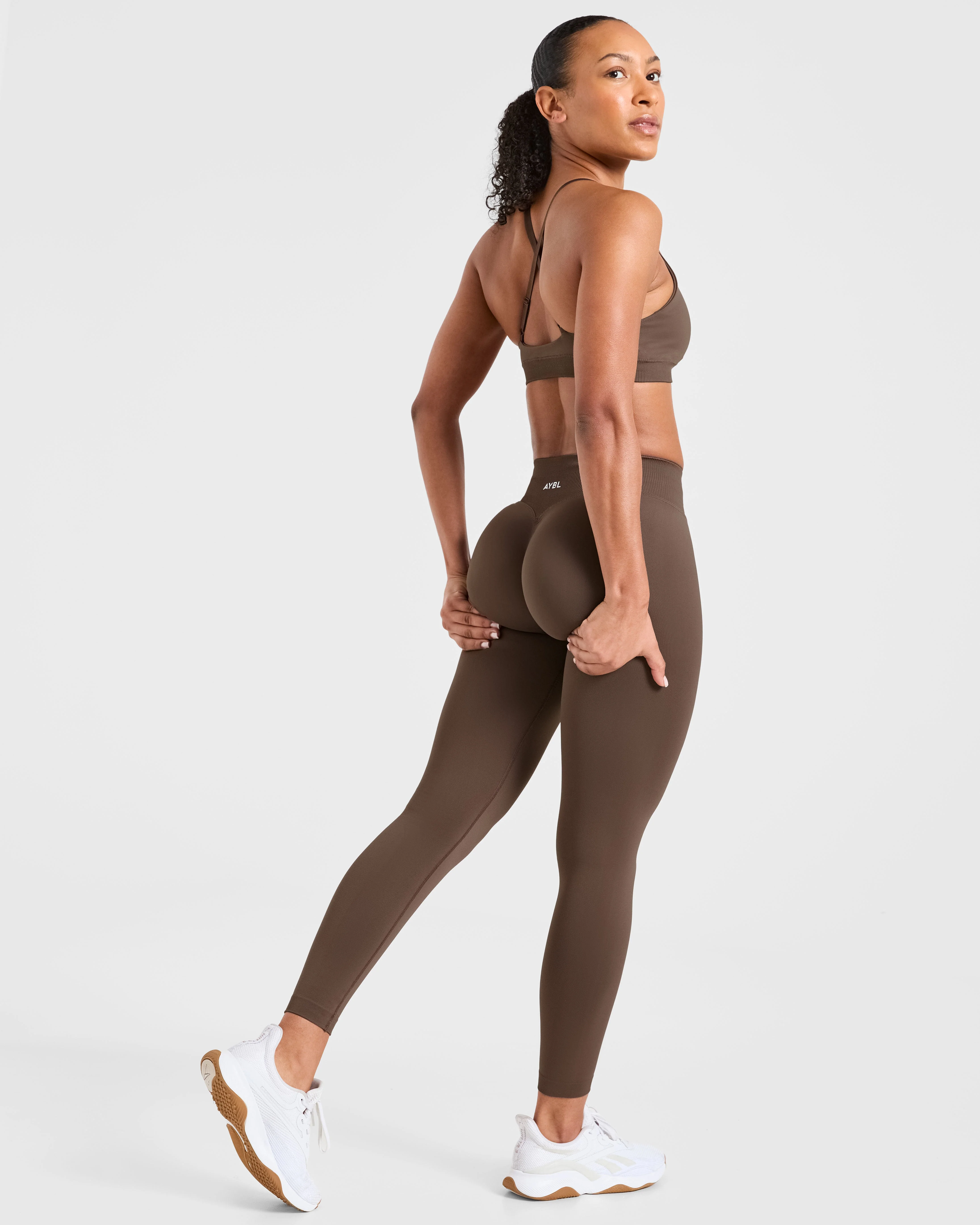 Enhance Seamless Leggings - Marron - Image 8