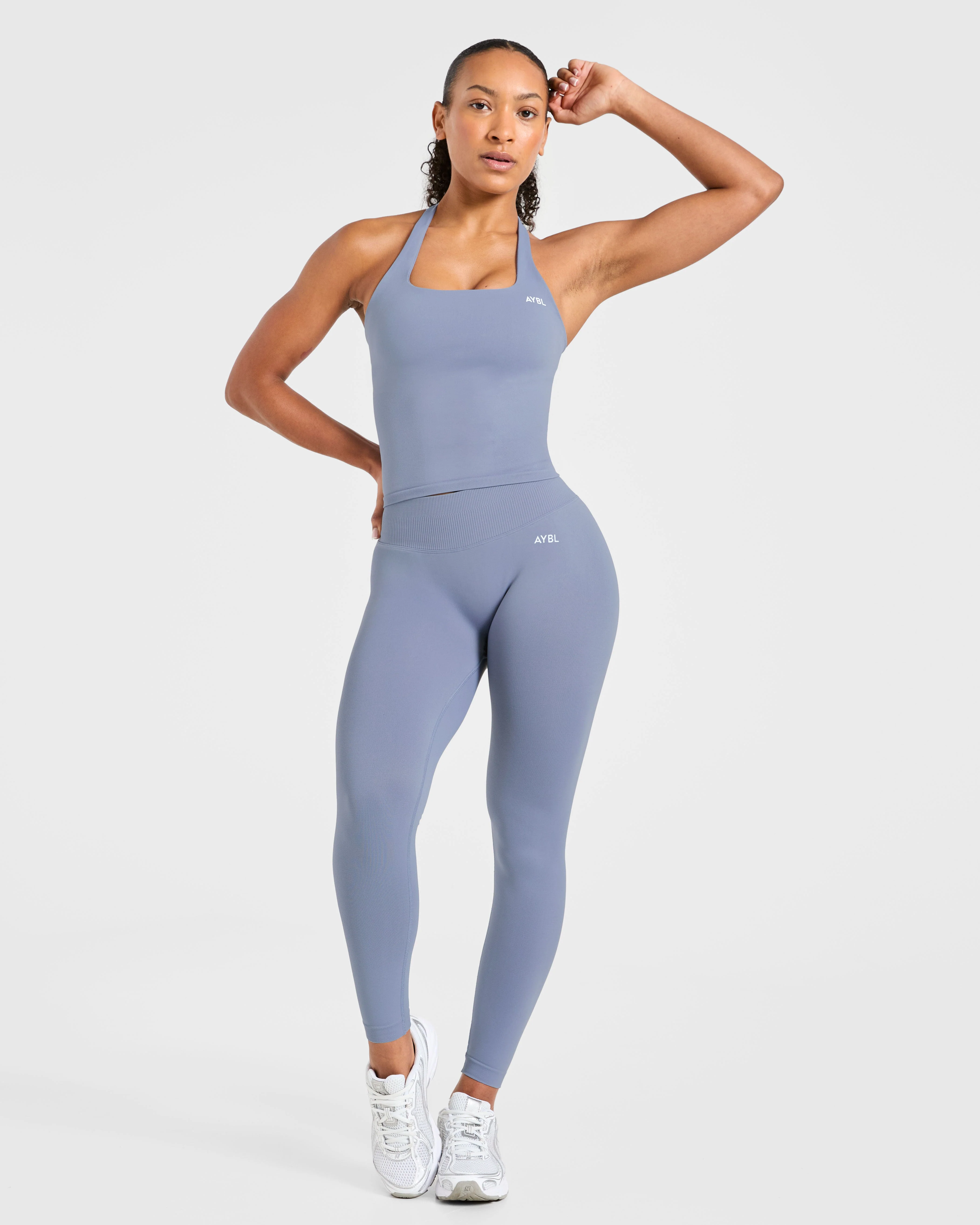 Enhance Seamless Leggings - Slate Bleu - Image 7