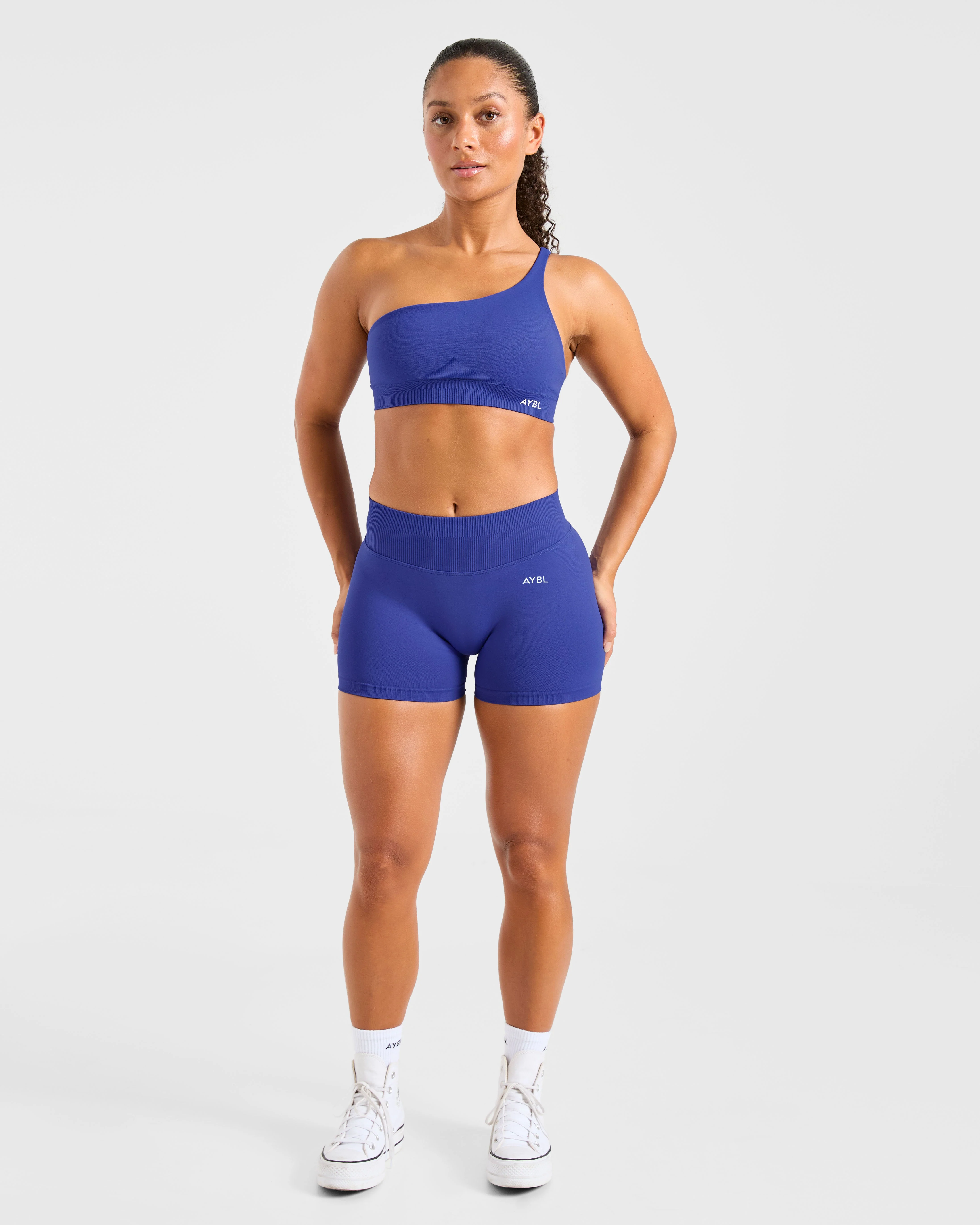 Enhance Seamless Shorts | 3.5" - Cobalt Bleu - Image 3