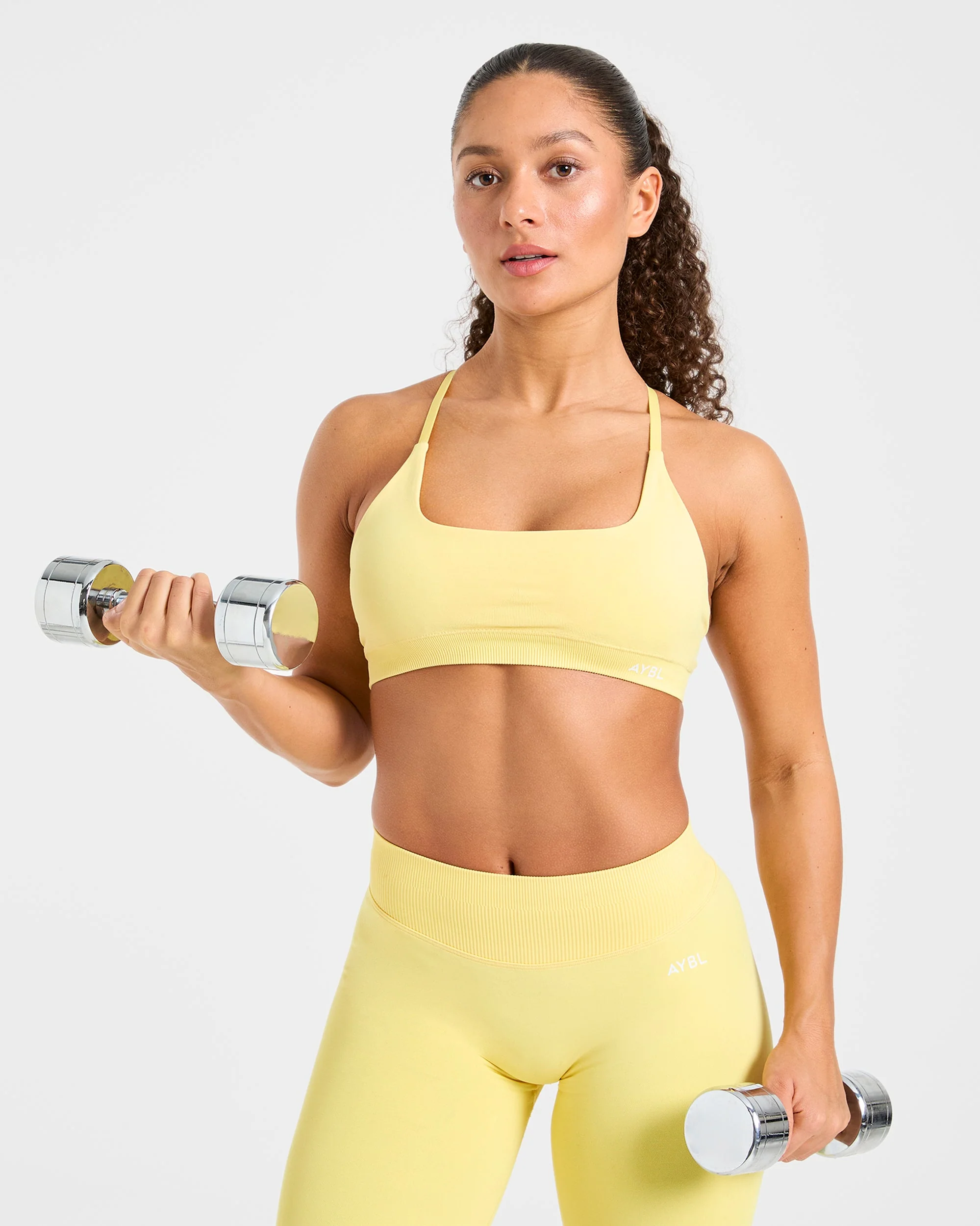 Enhance Seamless Sports Bra - Bright Jaune - Image 8
