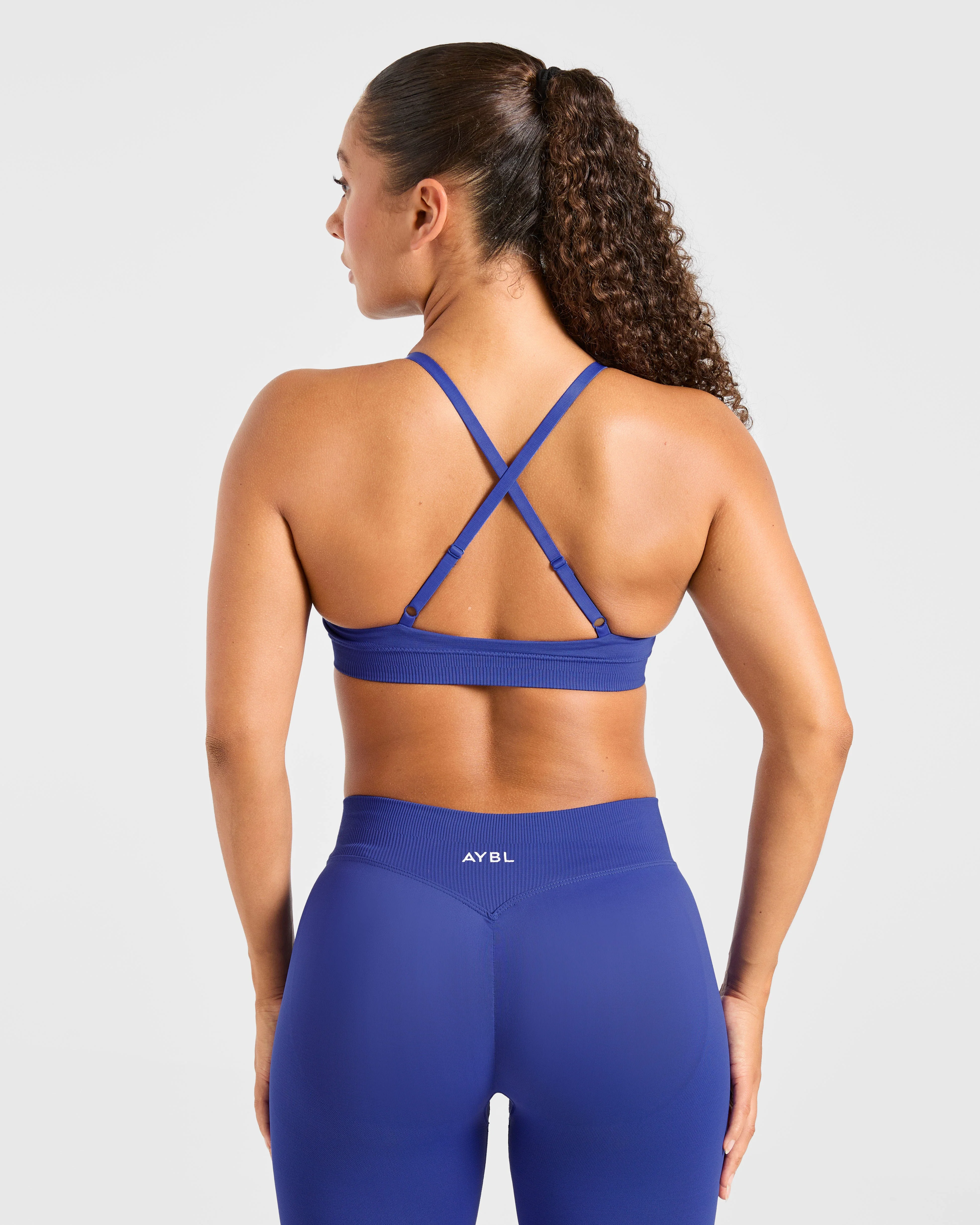 Enhance Seamless Sports Bra - Cobalt Bleu - Image 2