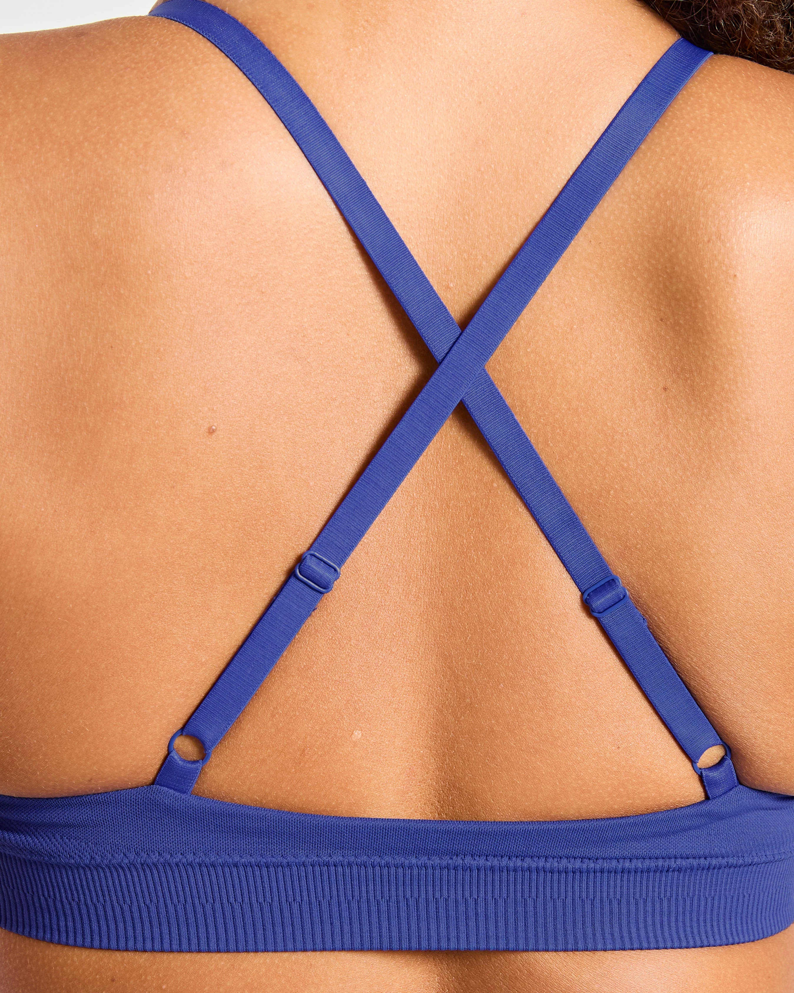 Enhance Seamless Sports Bra - Cobalt Bleu - Image 6