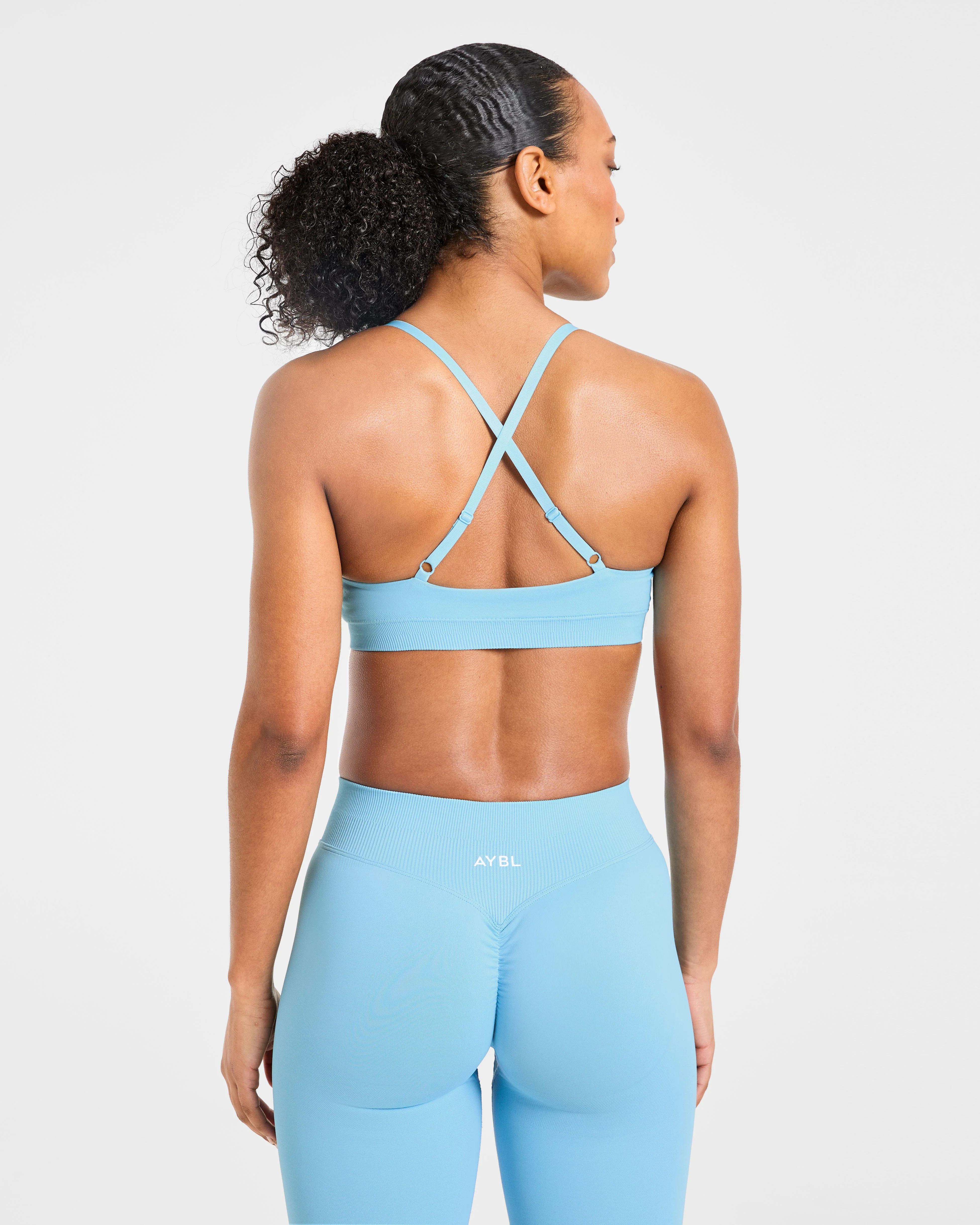 Enhance Seamless Sports Bra - Powder Bleu - Image 2