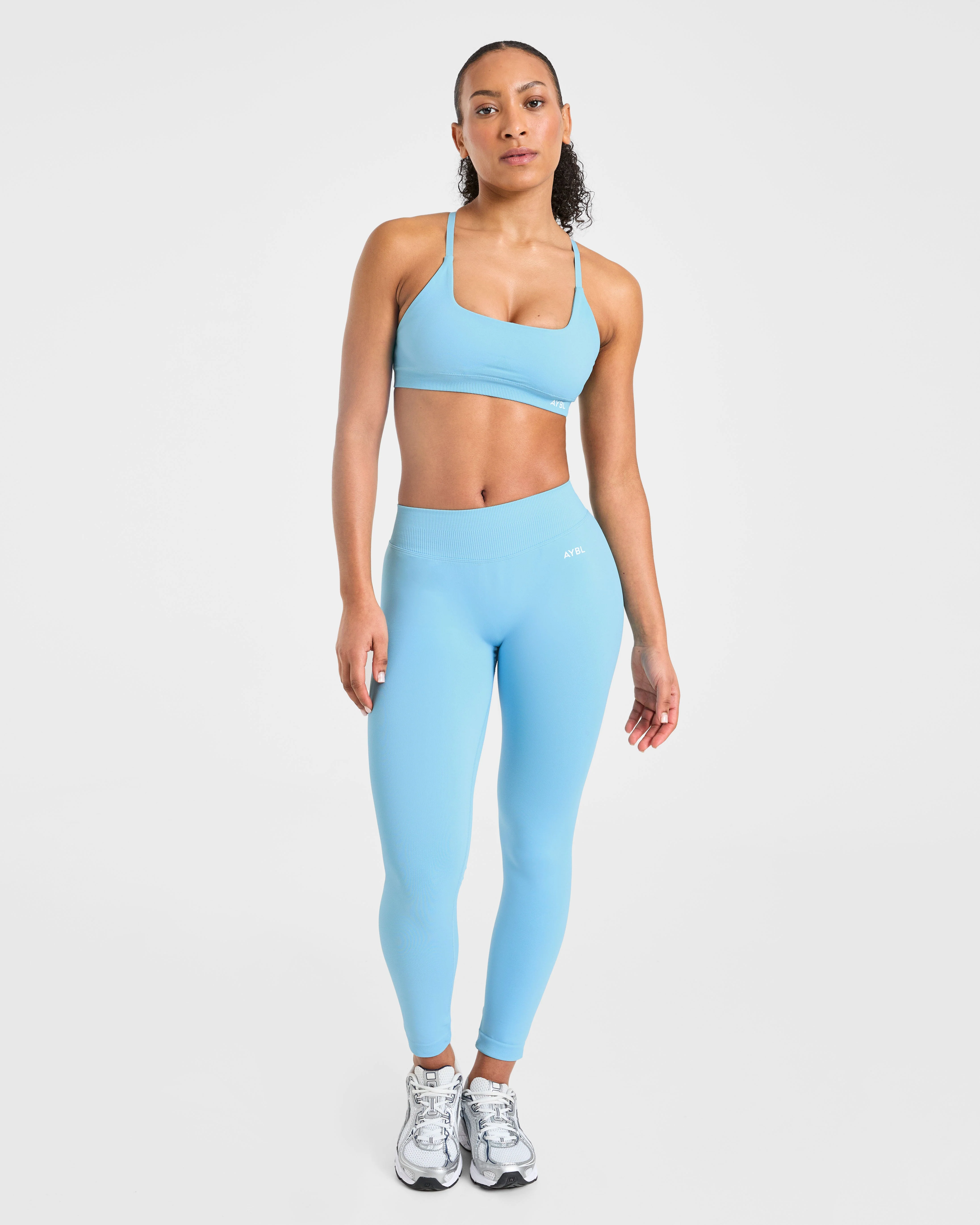 Enhance Seamless Sports Bra - Powder Bleu - Image 3