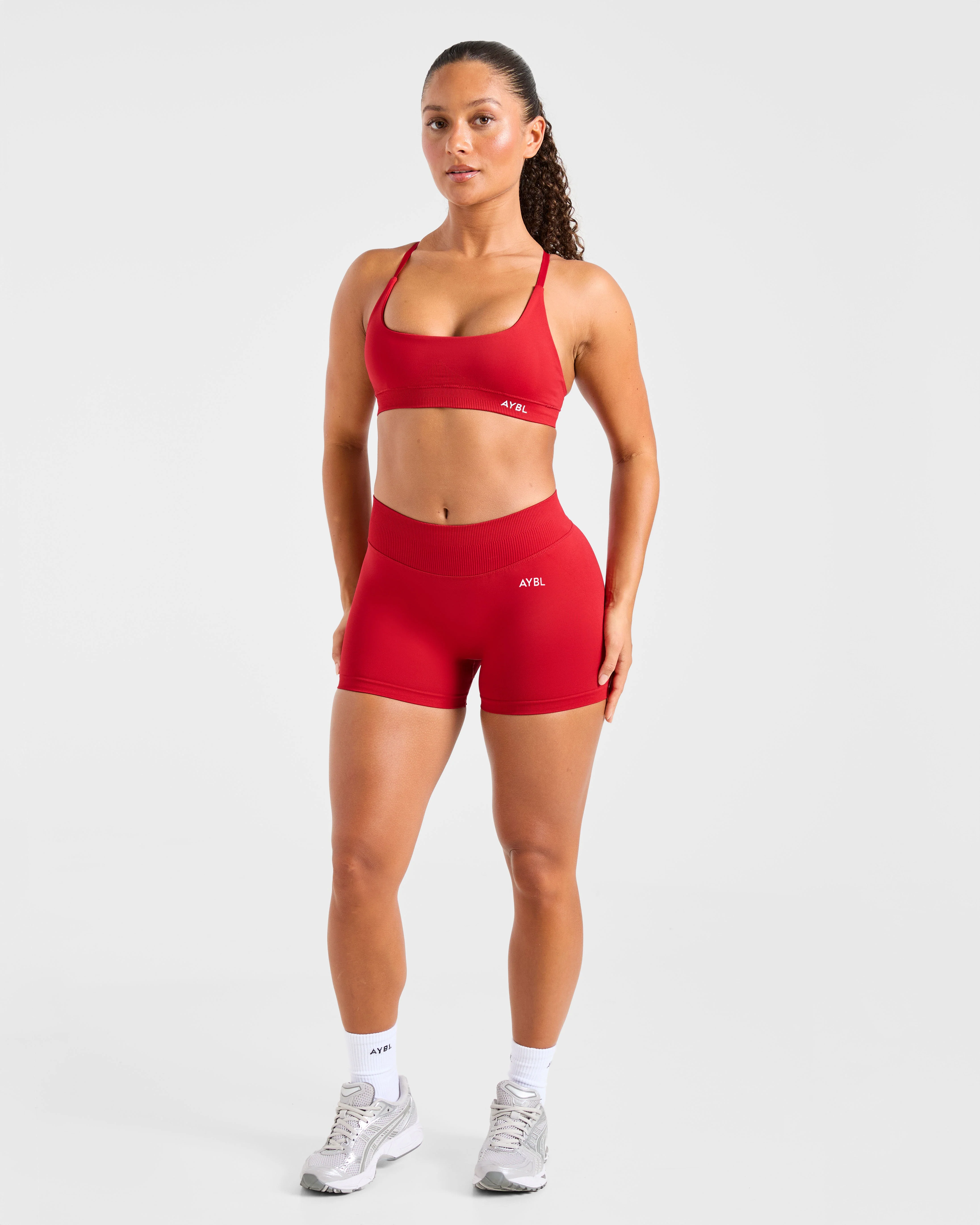 Enhance Seamless Sports Bra - Rouge - Image 3
