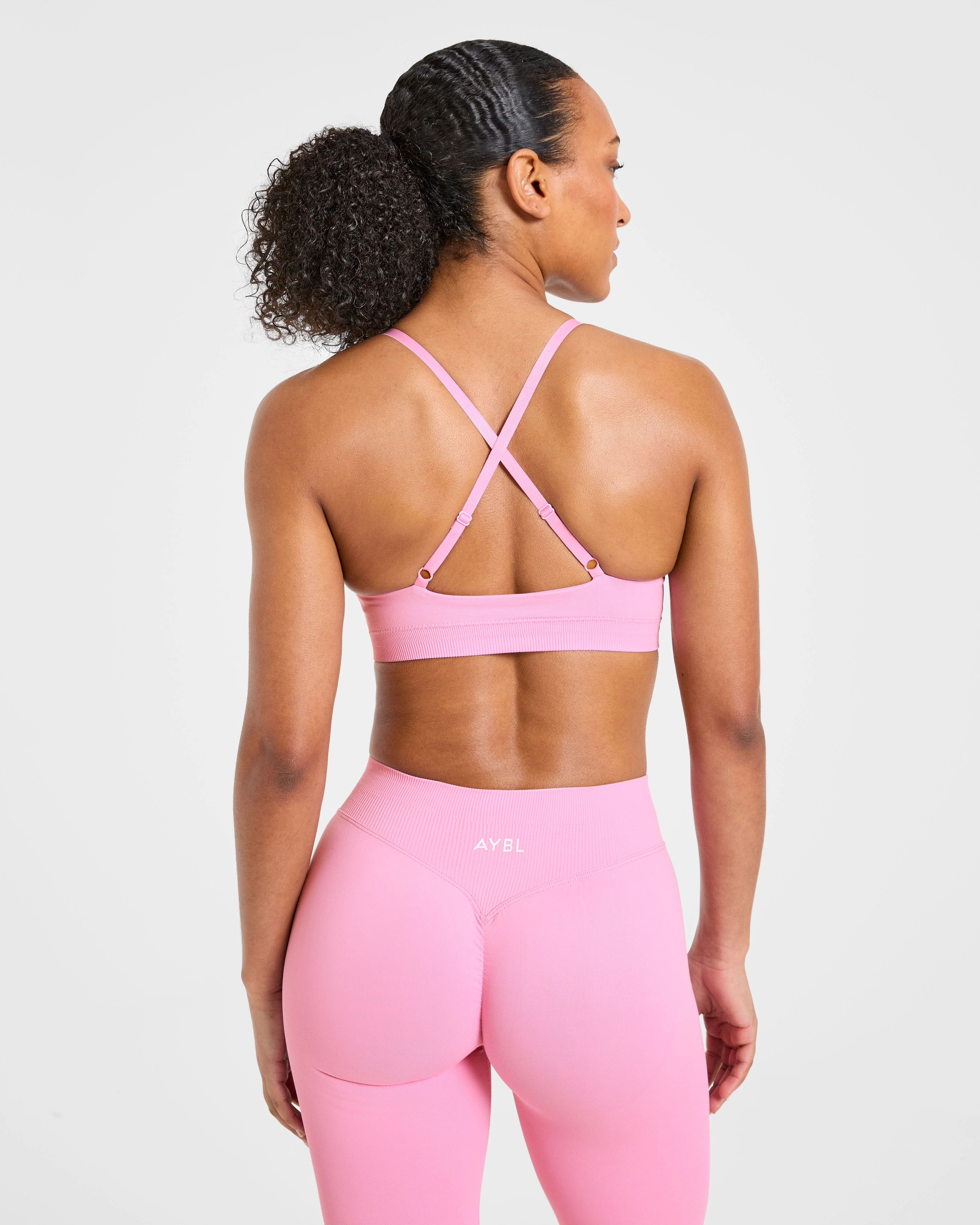 Enhance Seamless Sports Bra - Sugar Rose - Image 2