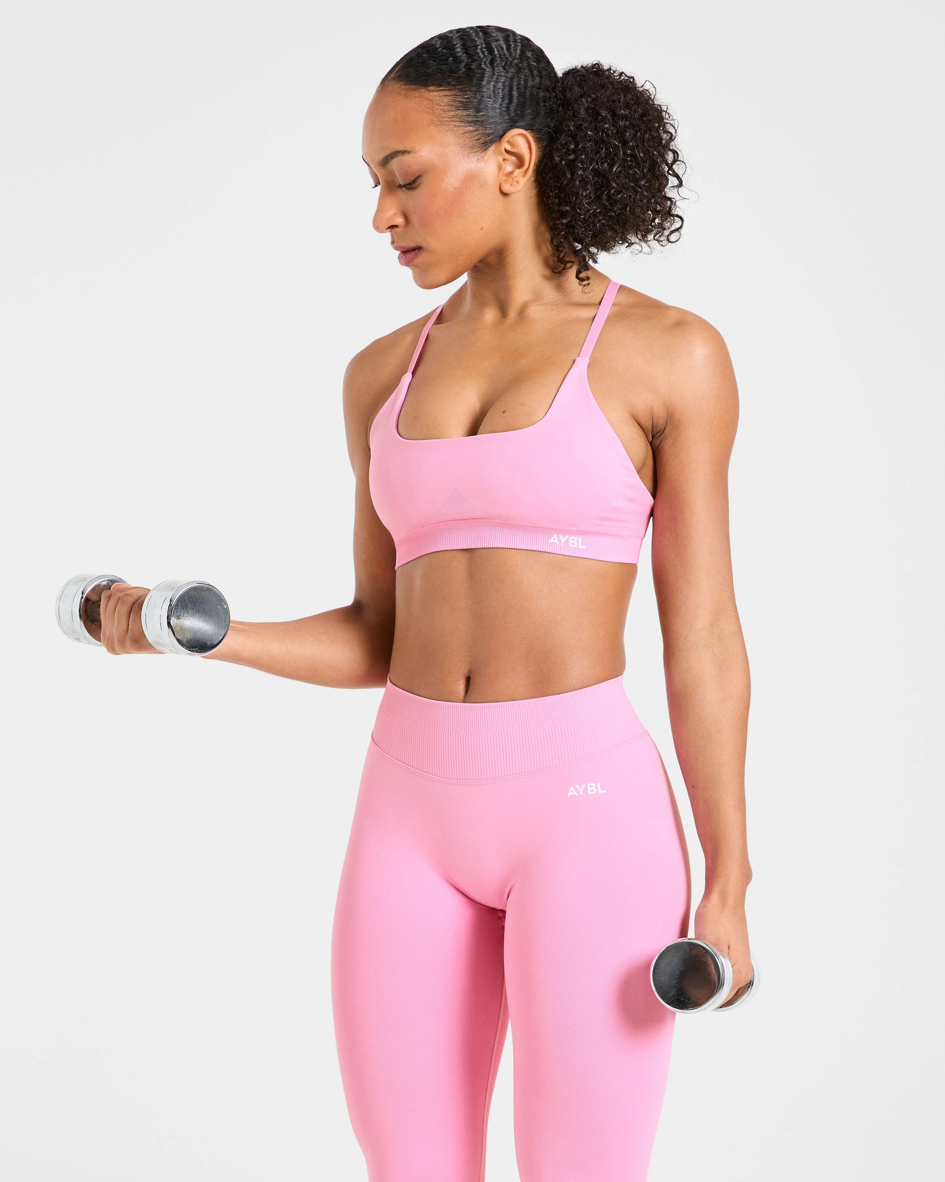 Enhance Seamless Sports Bra - Sugar Rose - Image 7