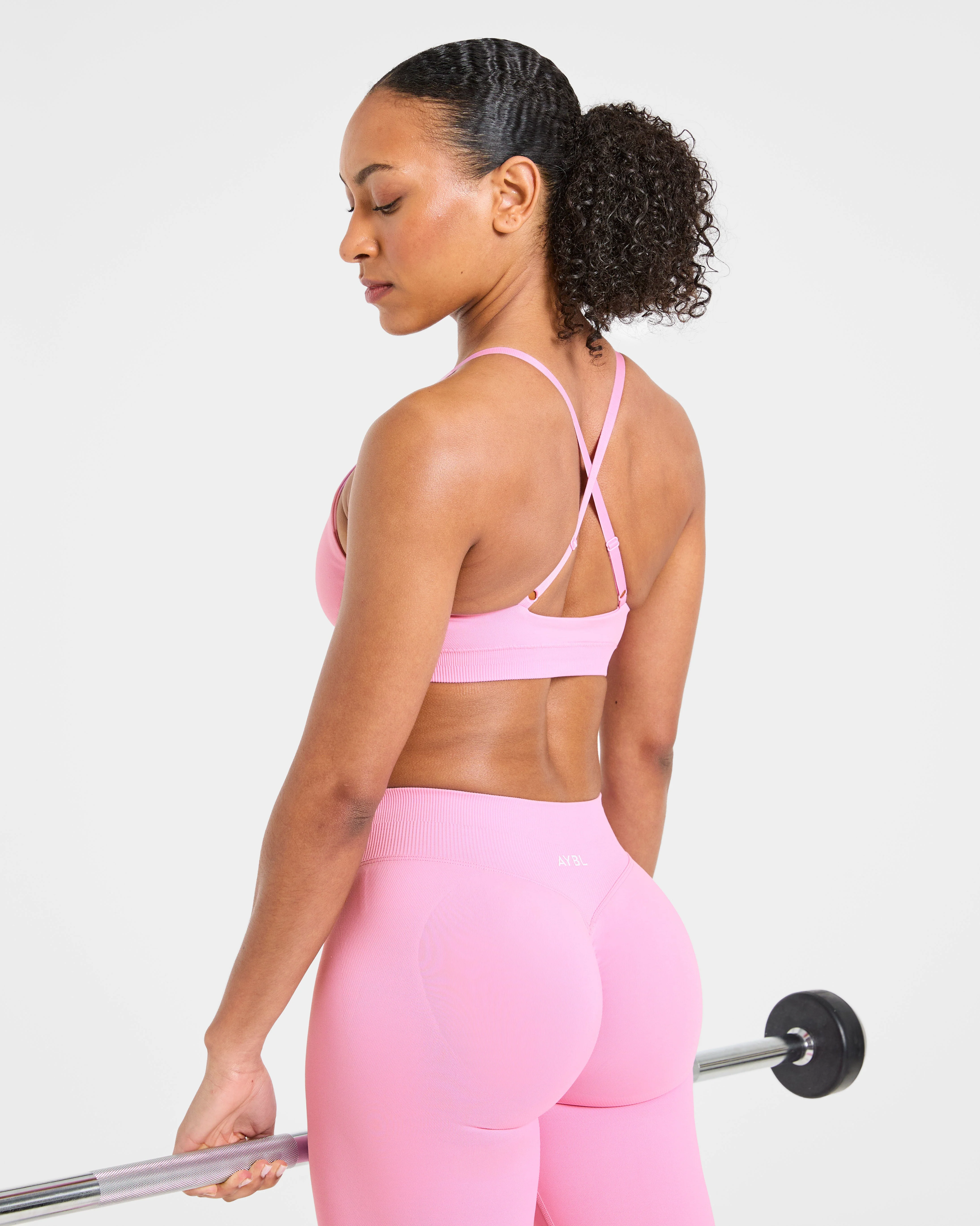 Enhance Seamless Sports Bra - Sugar Rose - Image 8