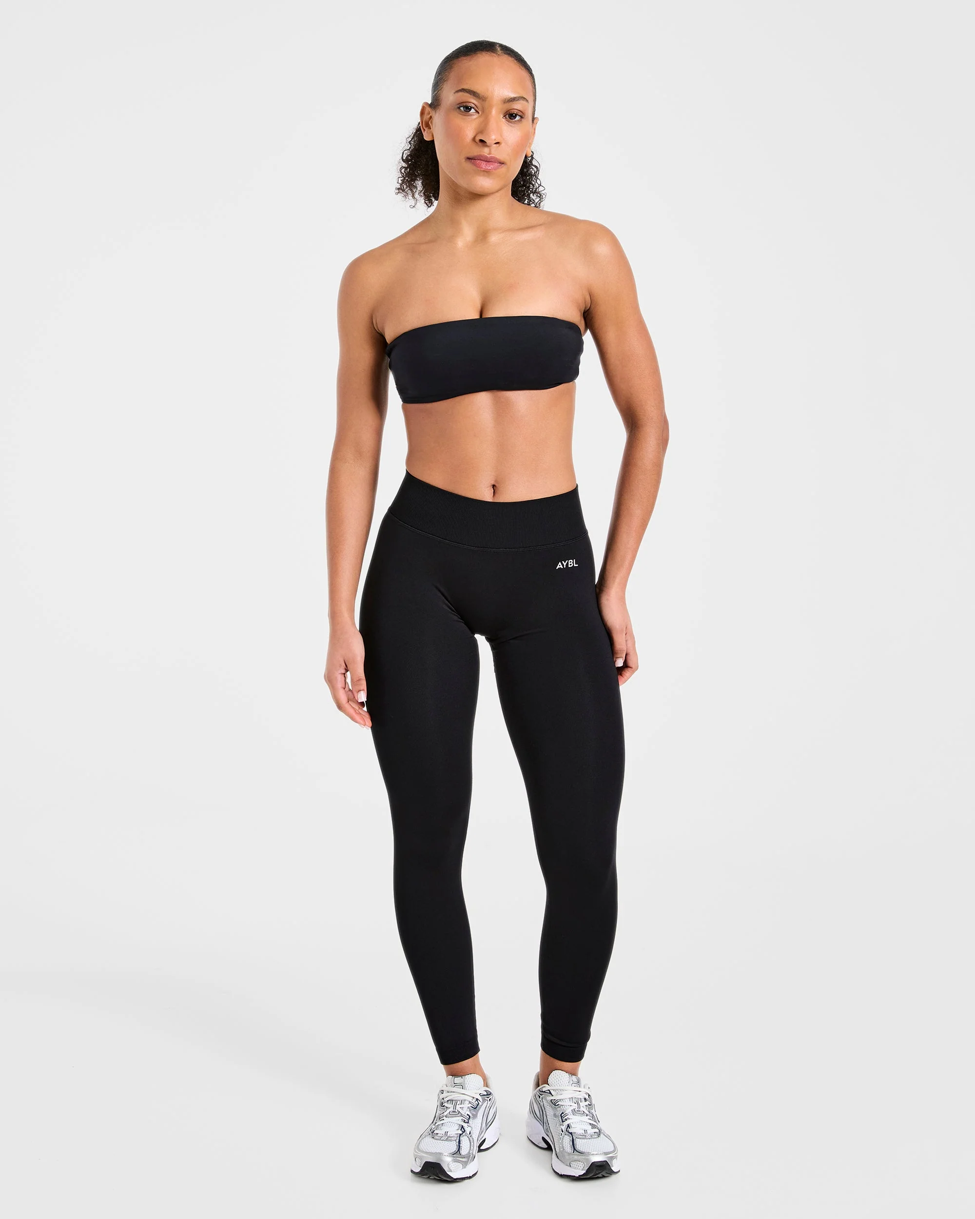 Essential Bandeau Sports Bra - Noir - Image 3