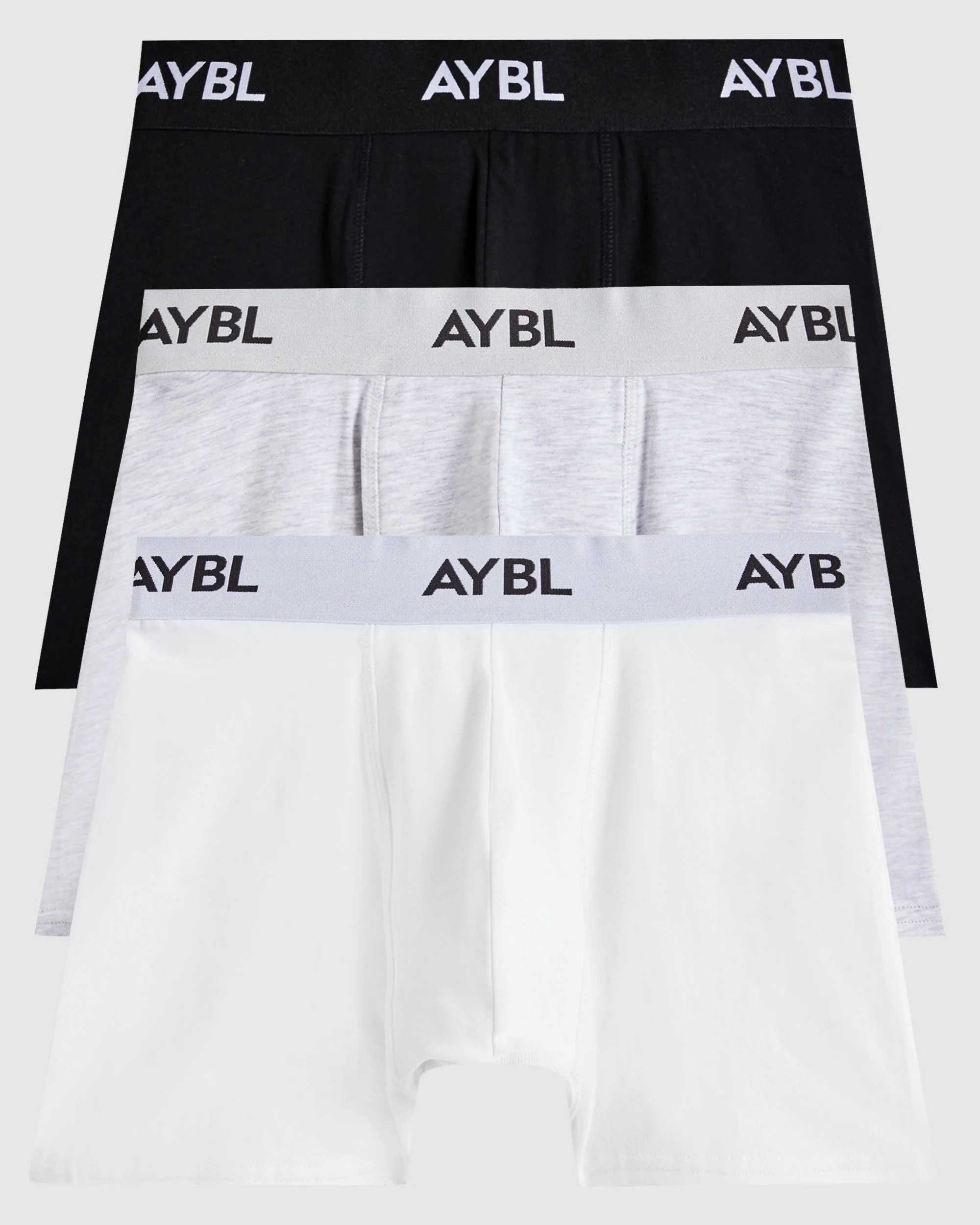 Essential Boxer Trunk (3 pack) - Noir/Blanc/Gris - Image 5