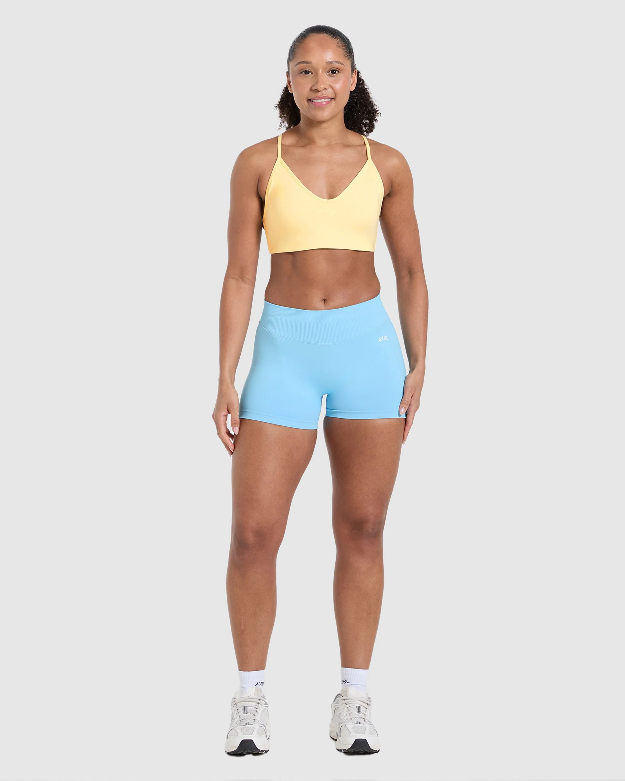 Essential Crossback Sports Bra - Jaune - Image 3