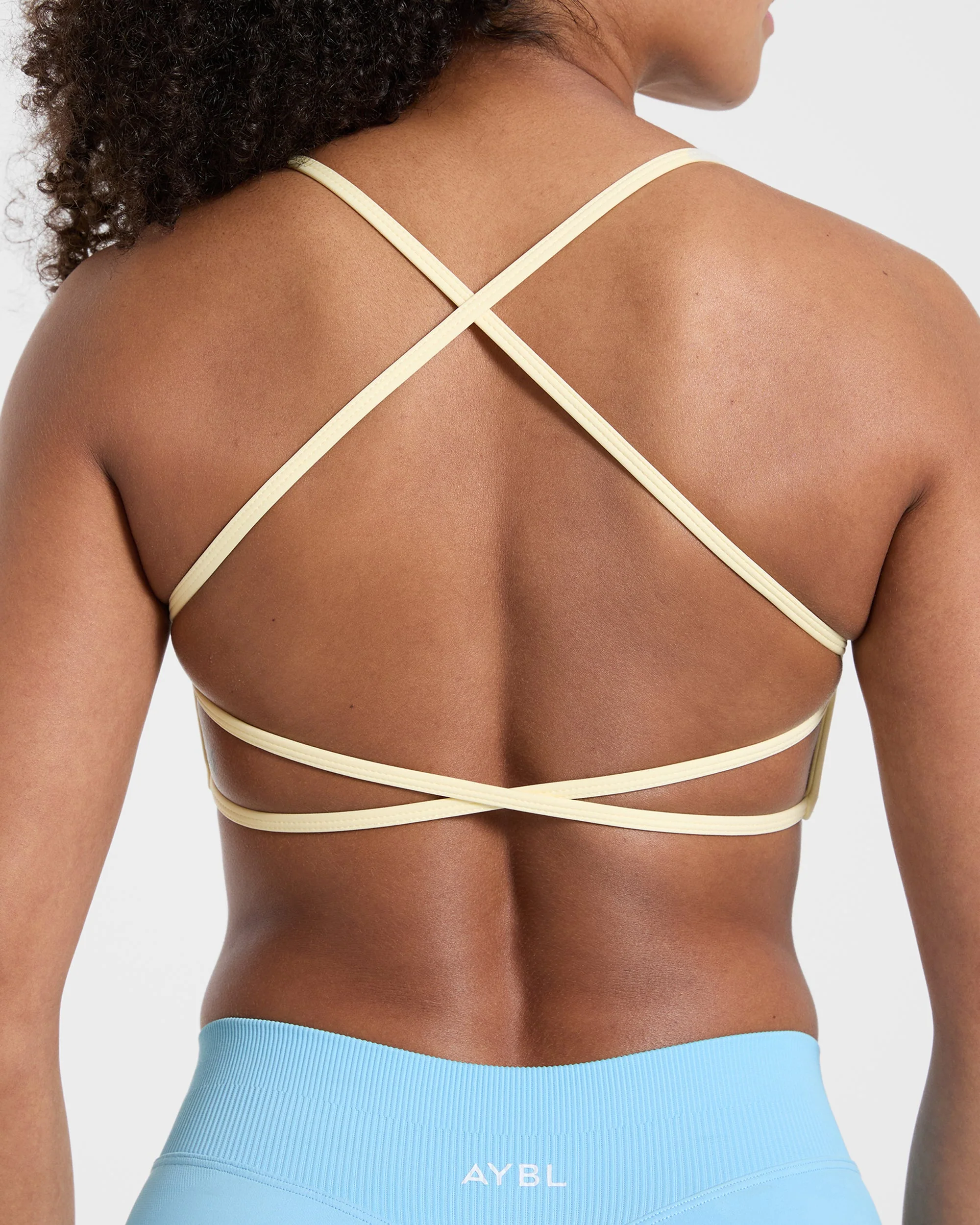 Essential Crossback Sports Bra - Jaune - Image 6