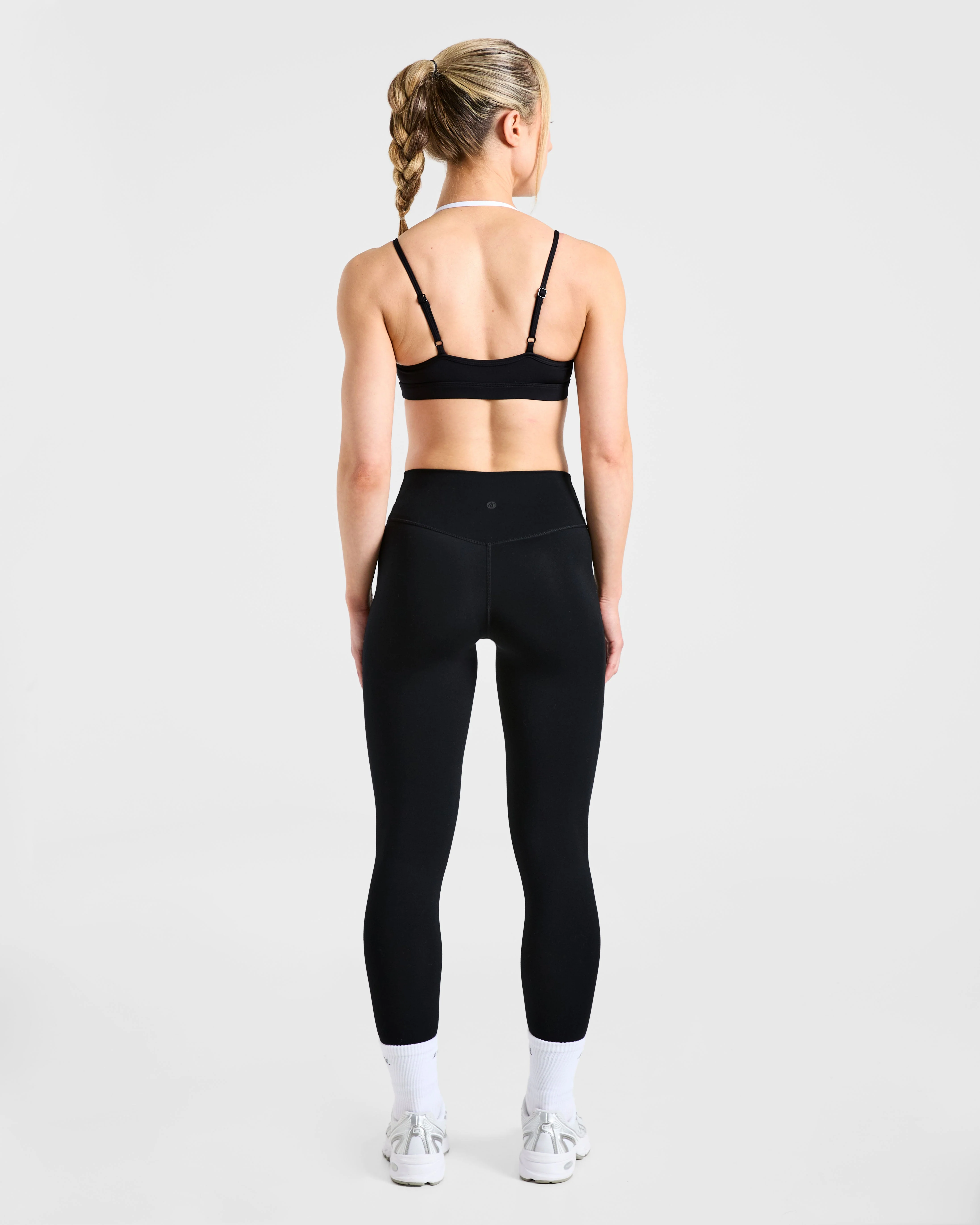 Essential Double Layer Sports Bra - Noir/Blanc - Image 4