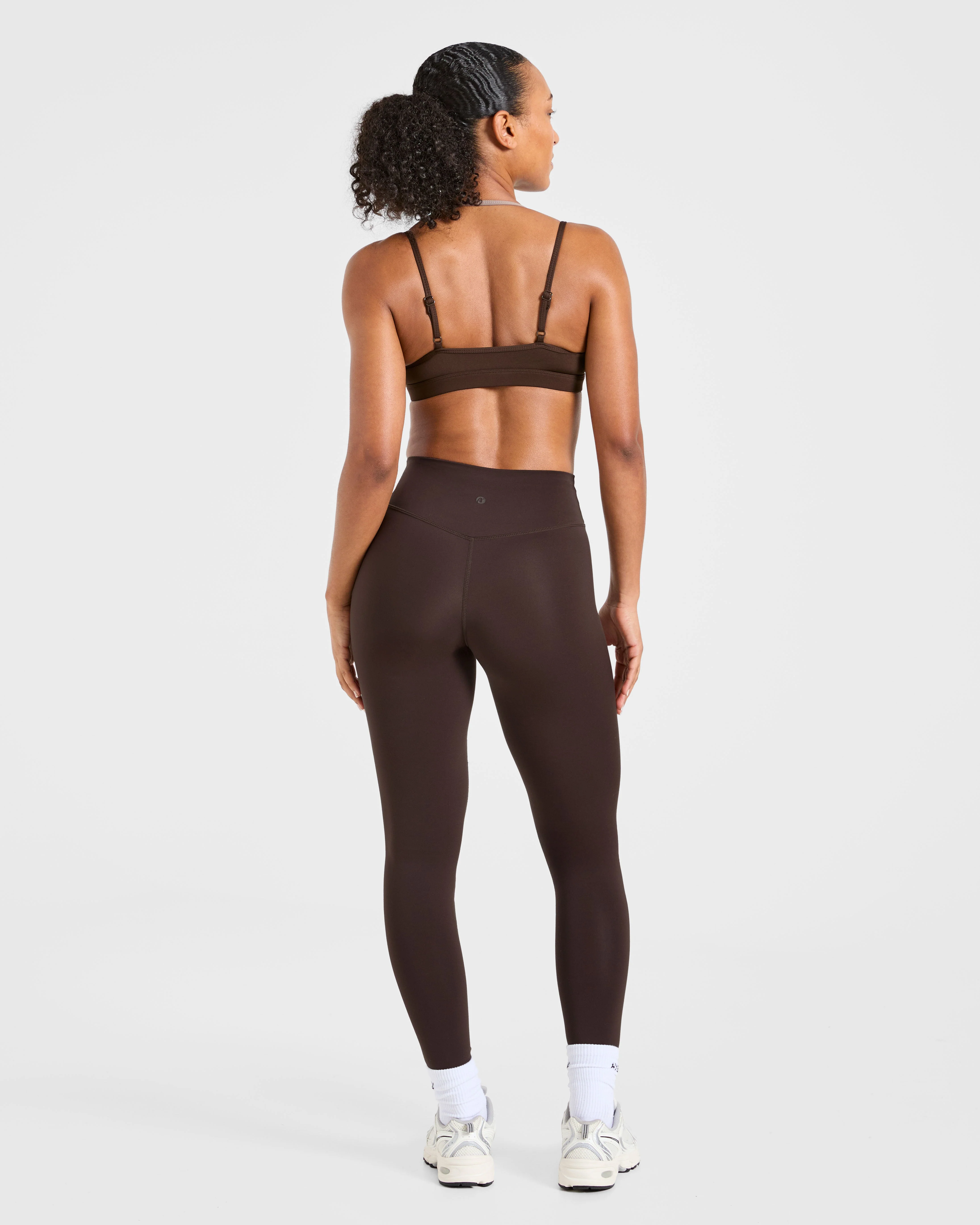 Essential Double Layer Sports Bra - Marron - Image 4