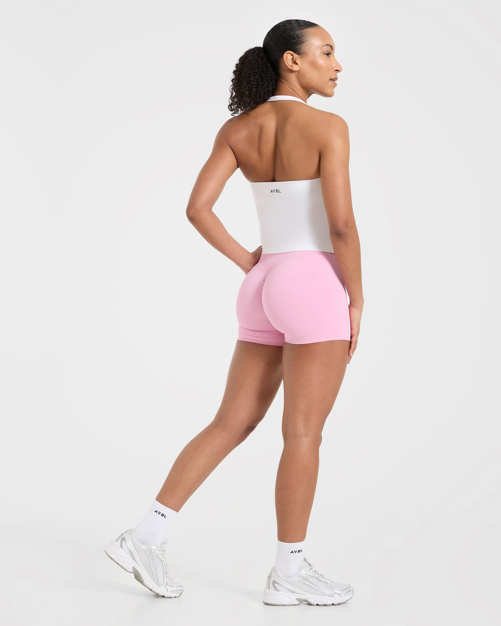 Essential Halterneck Tank Top - Blanc - Image 4