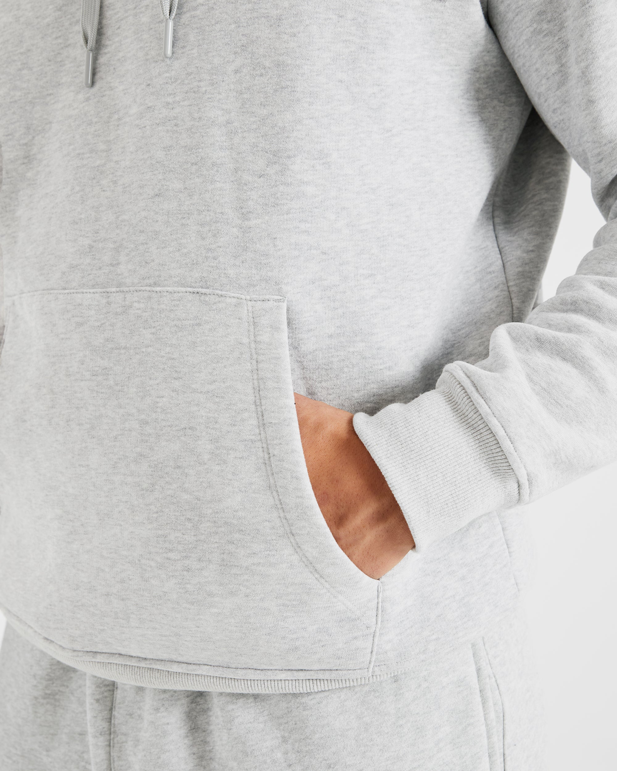 Essential Hoodie - Gris Marl - Image 6