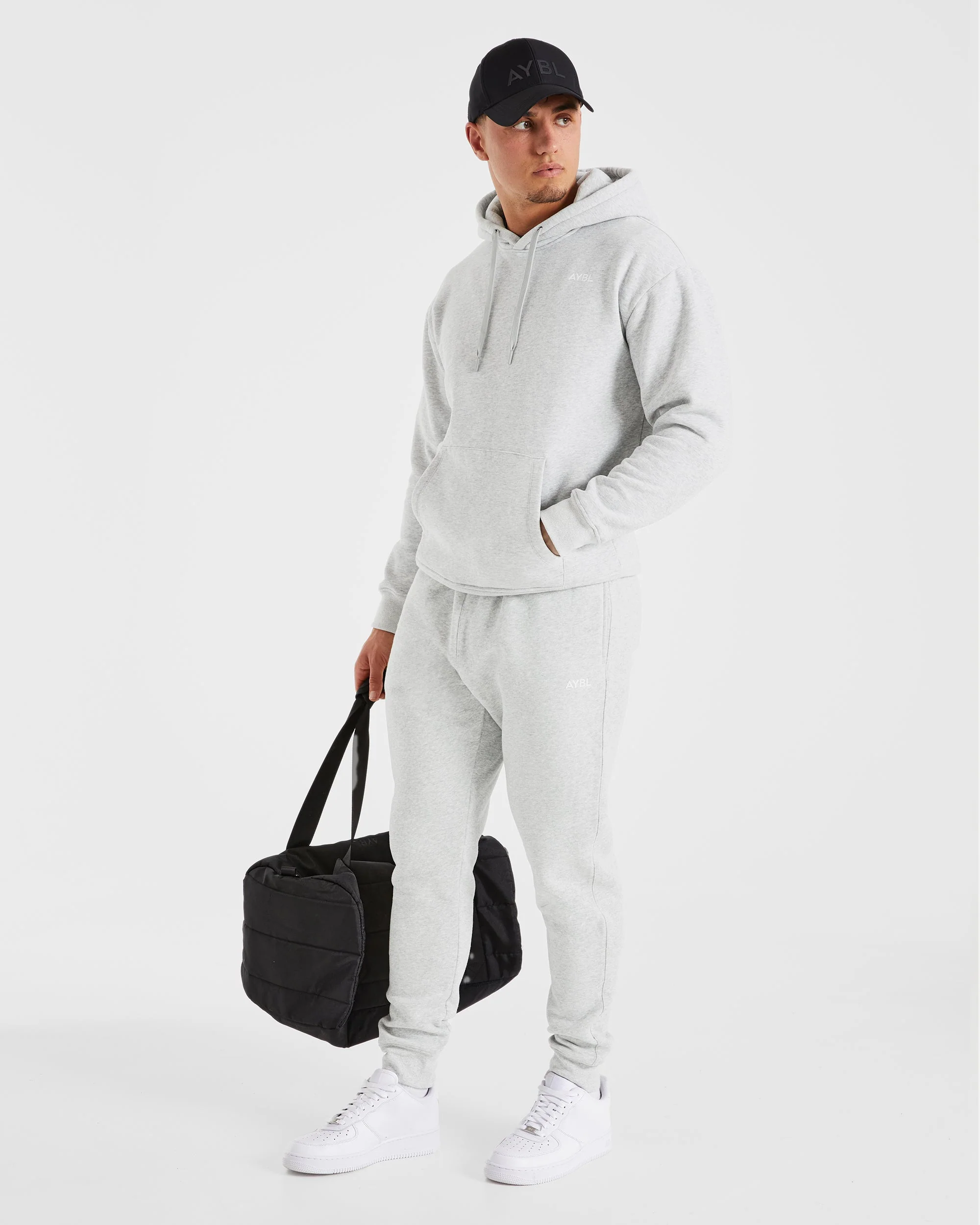 Essential Hoodie - Gris Marl - Image 8