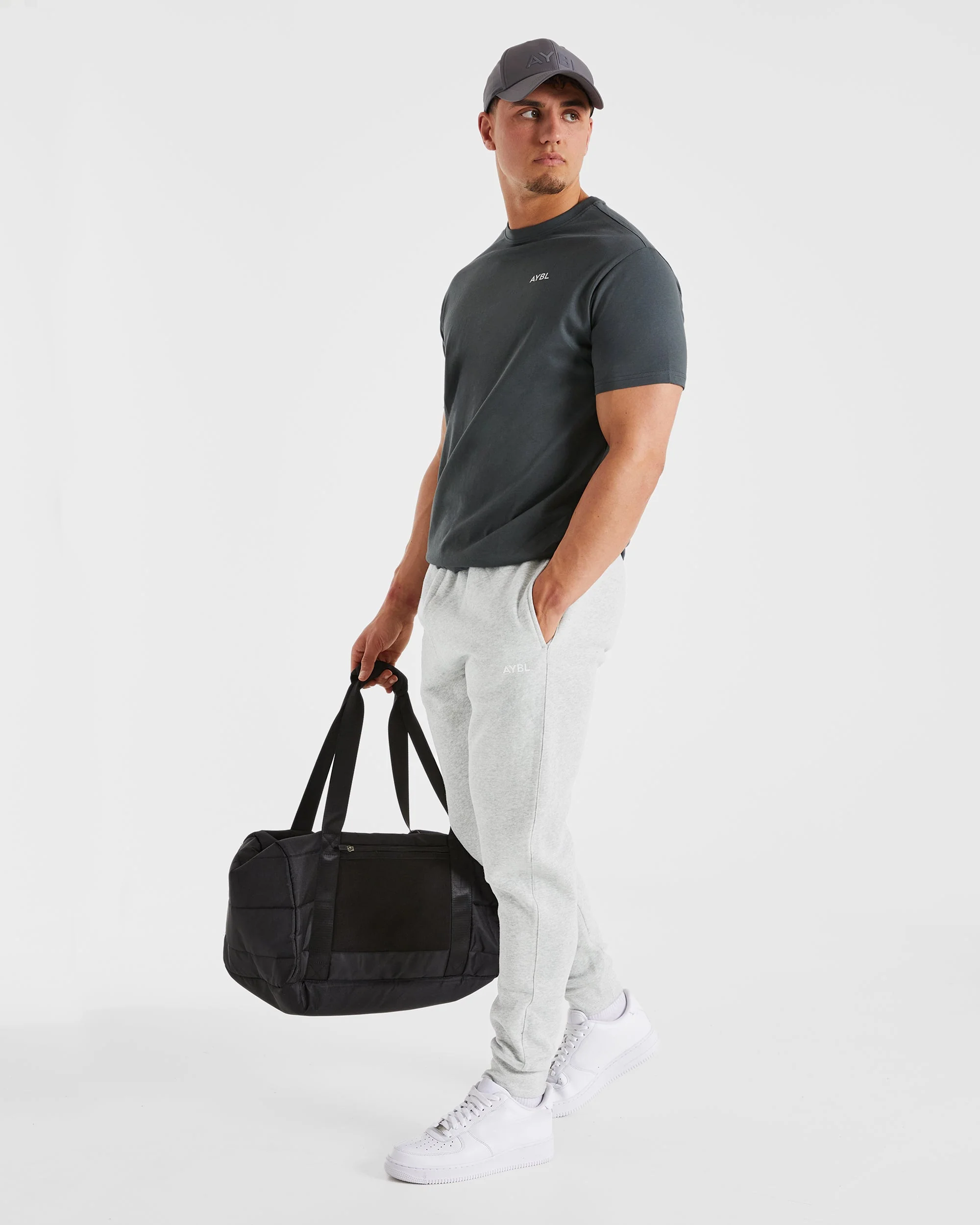 Essential Joggers - Gris Marl - Image 8