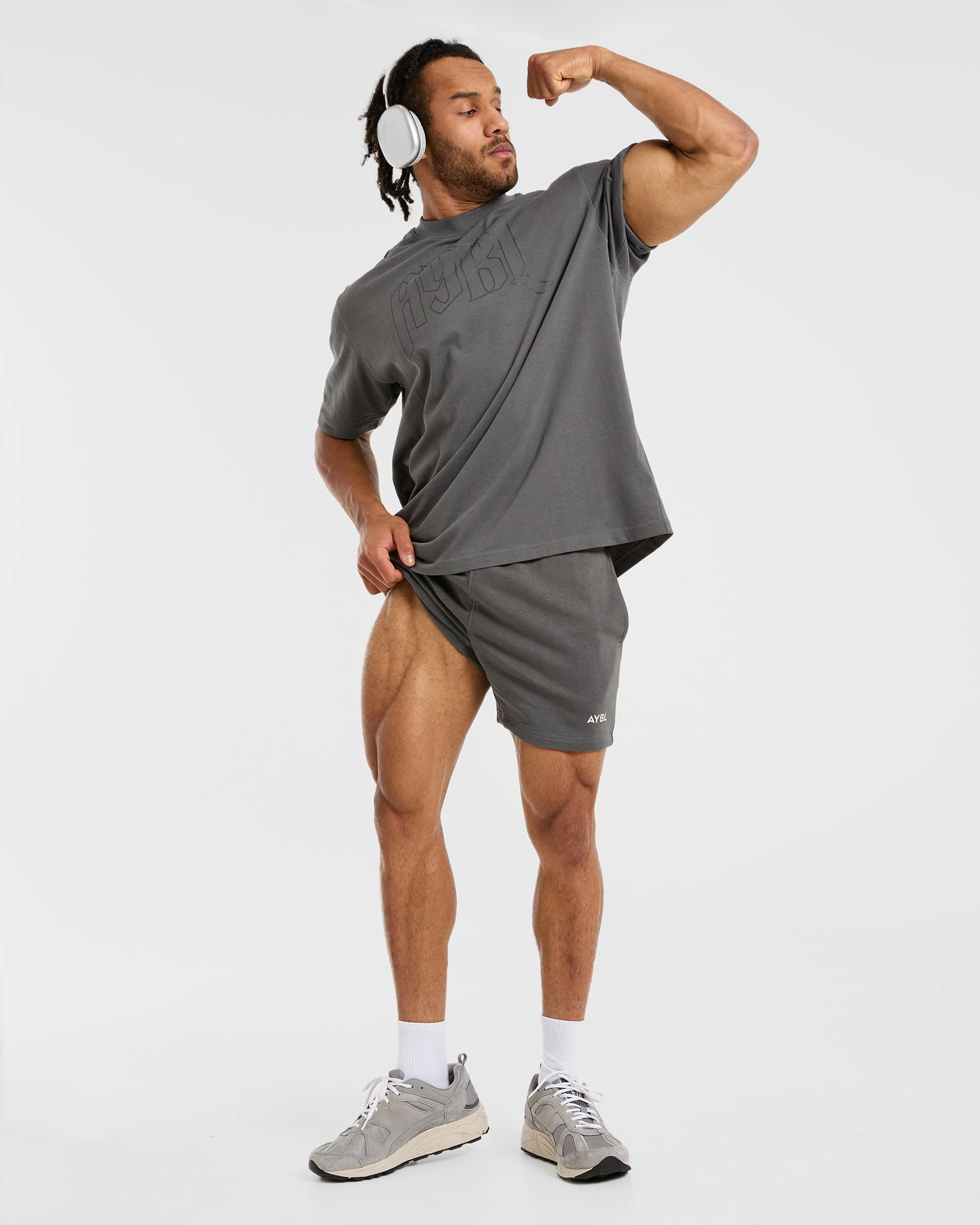 Essential Lightweight 5" Shorts - Charcoal - Image 8