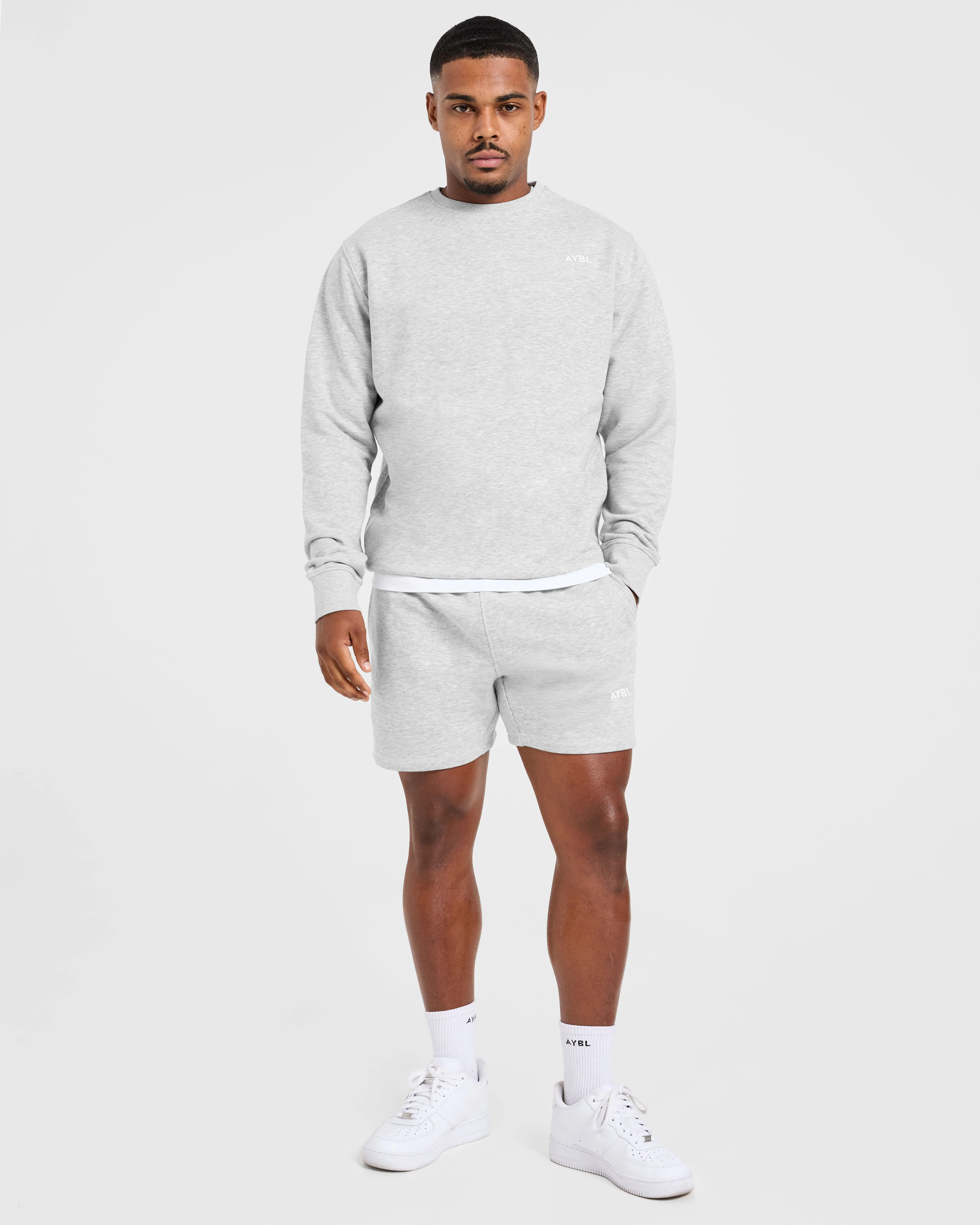 Essential Lightweight 5" Shorts - Gris Marl - Image 7