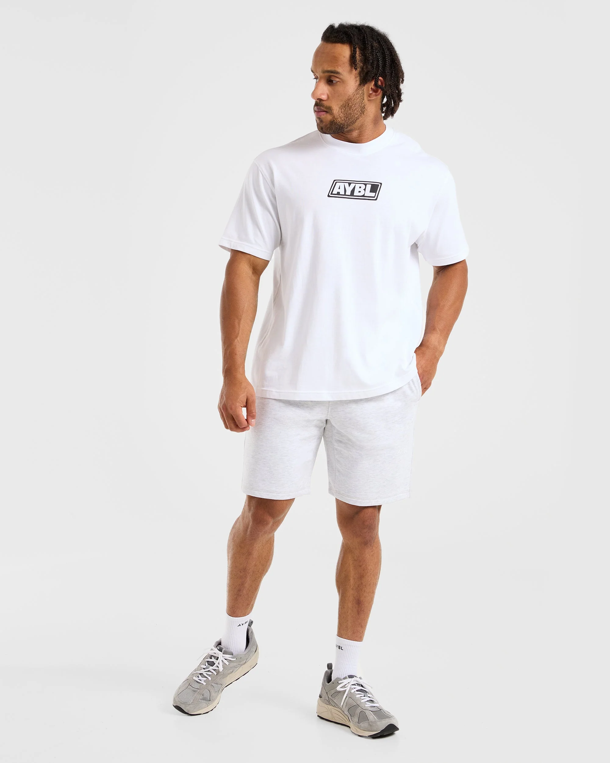 Essential Lightweight 7" Shorts - Gris Marl - Image 3