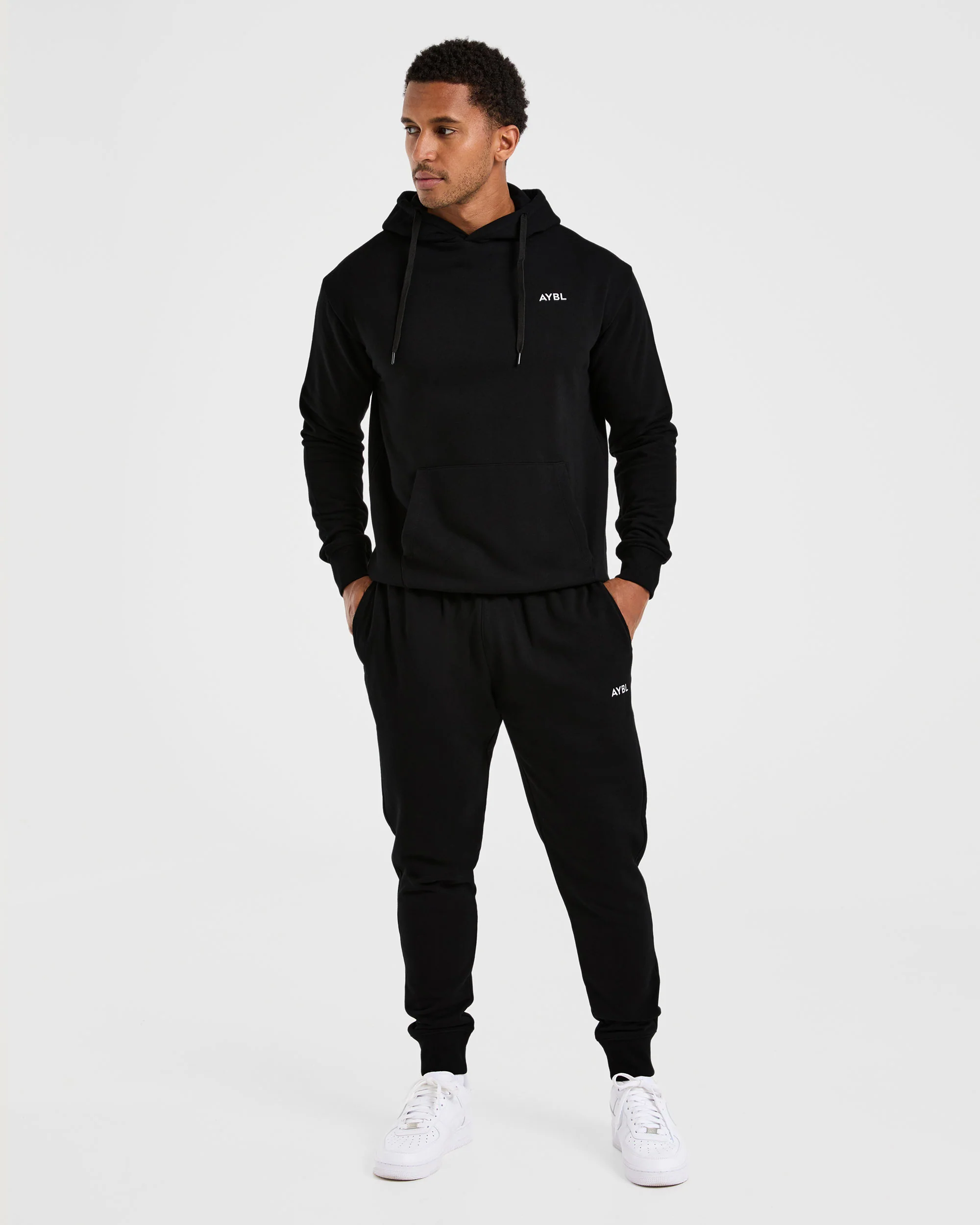 Essential Lightweight Hoodie - Noir - Image 3