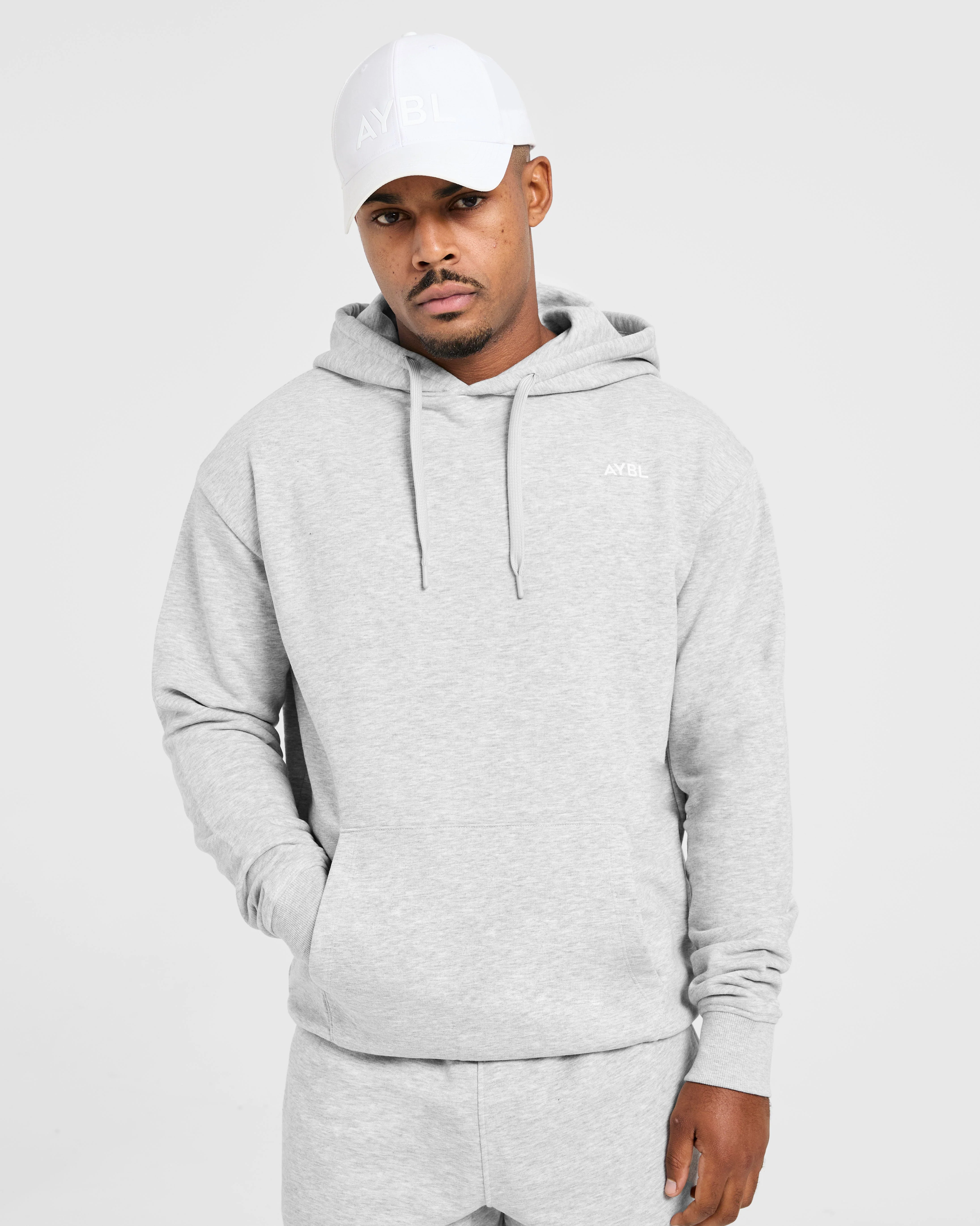 Essential Lightweight Hoodie - Gris Marl - Image 7