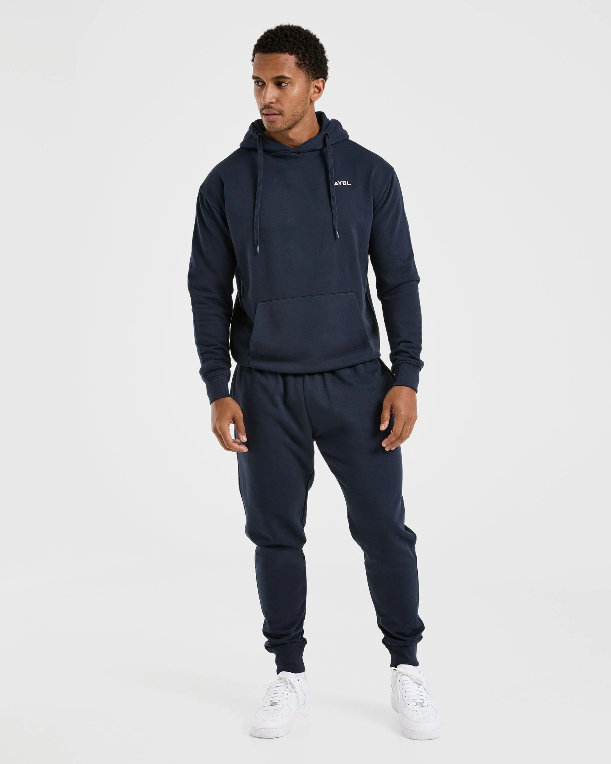 Essential Lightweight Hoodie - Navy - Image 3