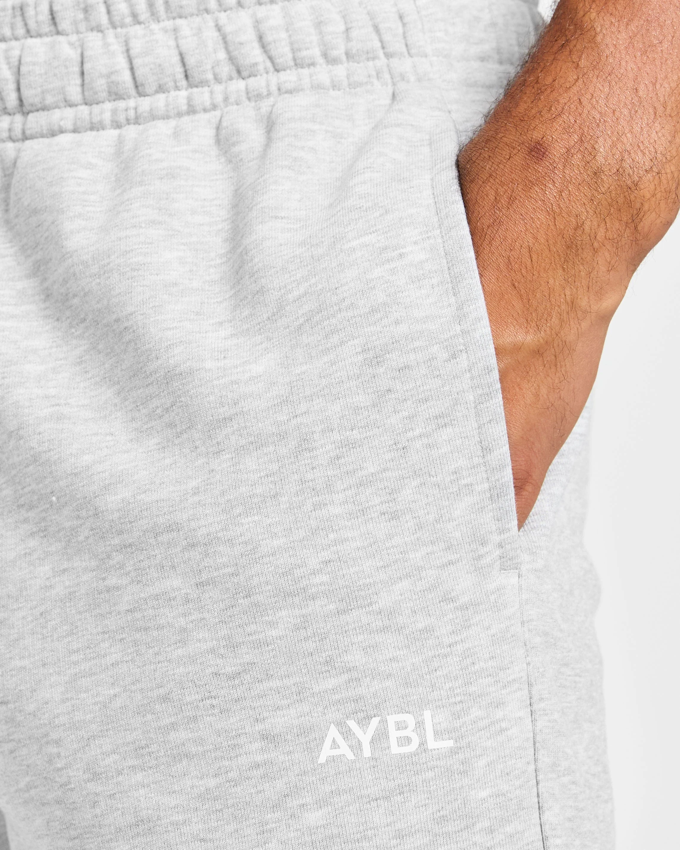 Essential Lightweight Joggers - Gris Marl - Image 5