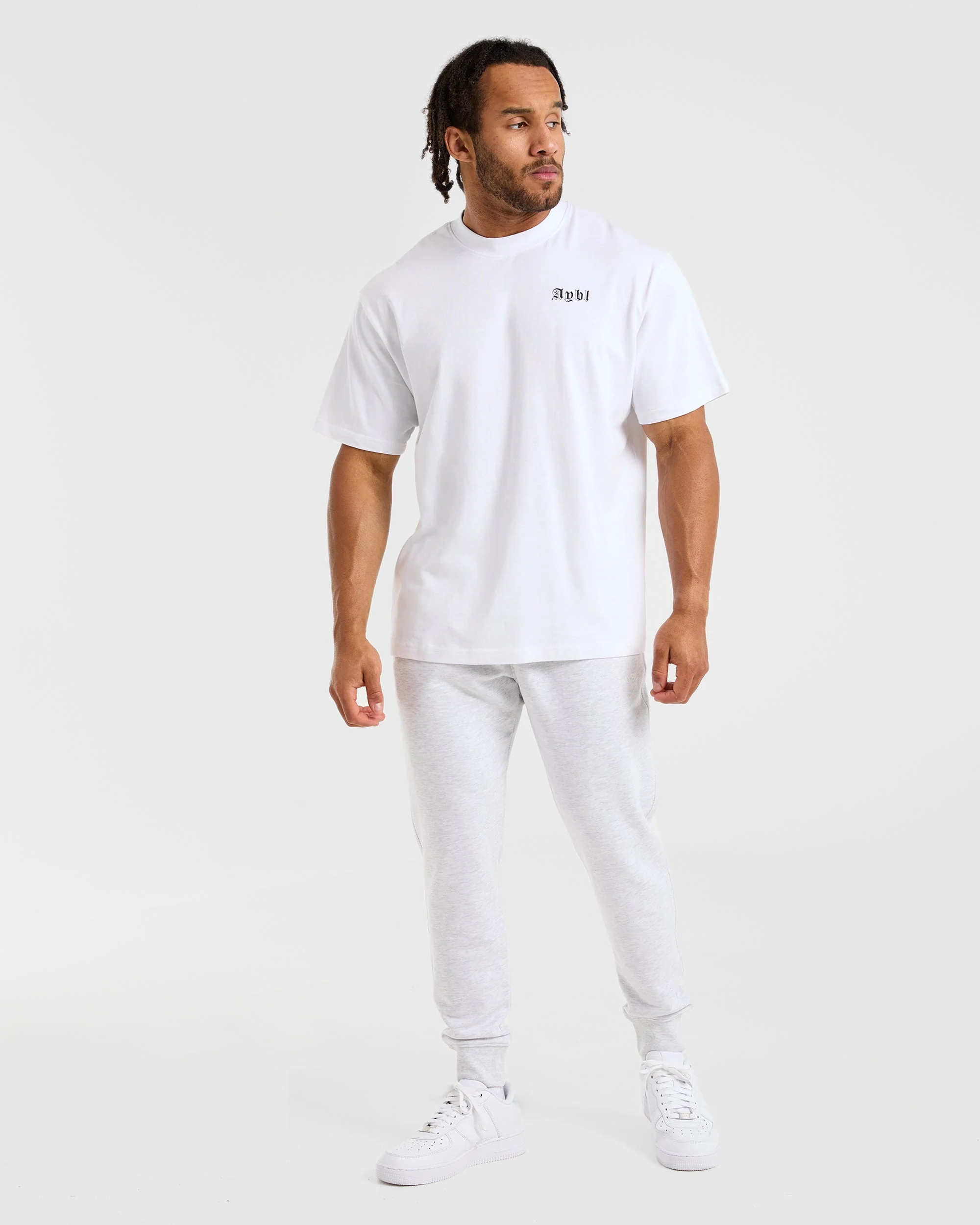 Essential Lightweight Joggers - Gris Marl - Image 3