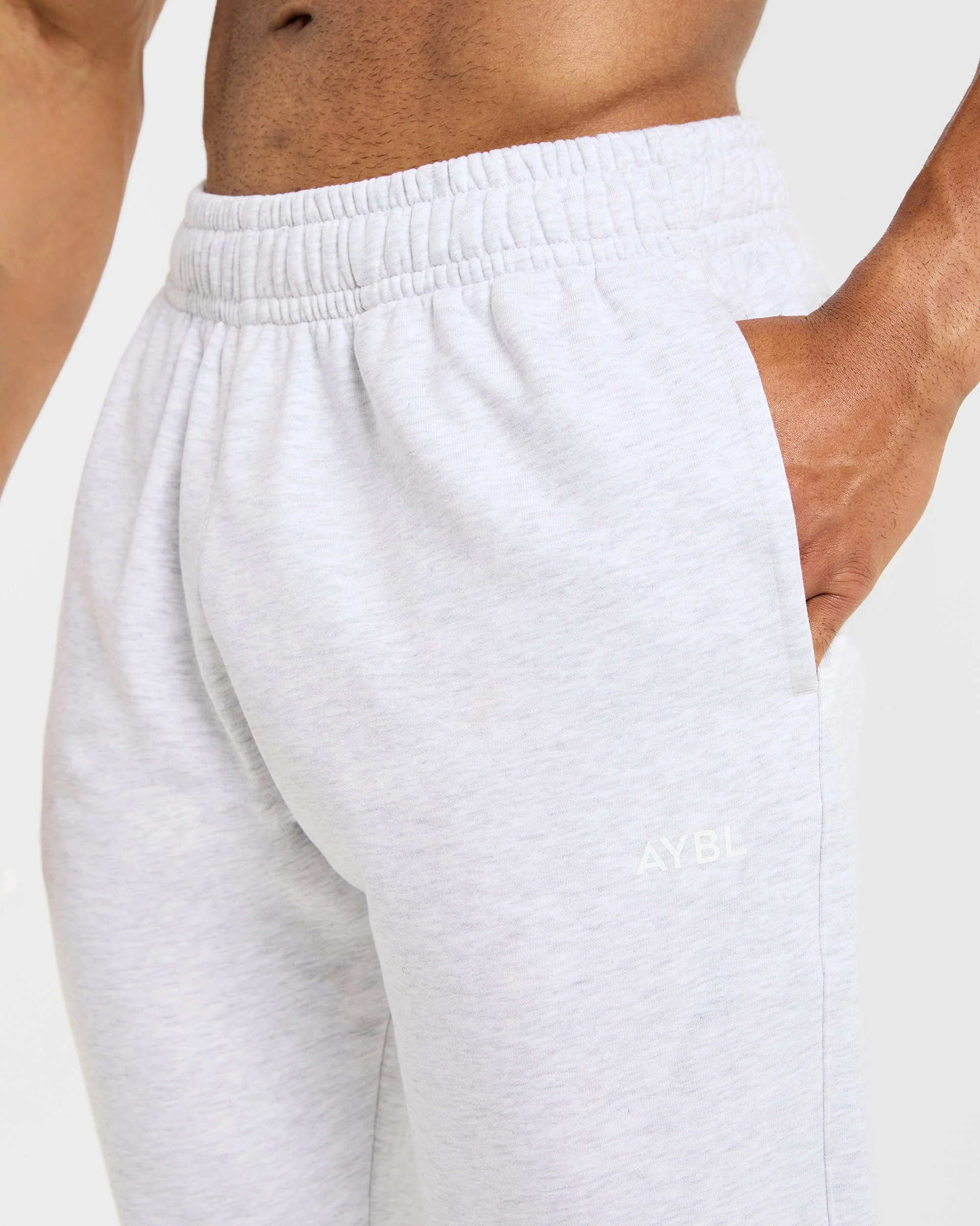Essential Lightweight Joggers - Gris Marl - Image 5