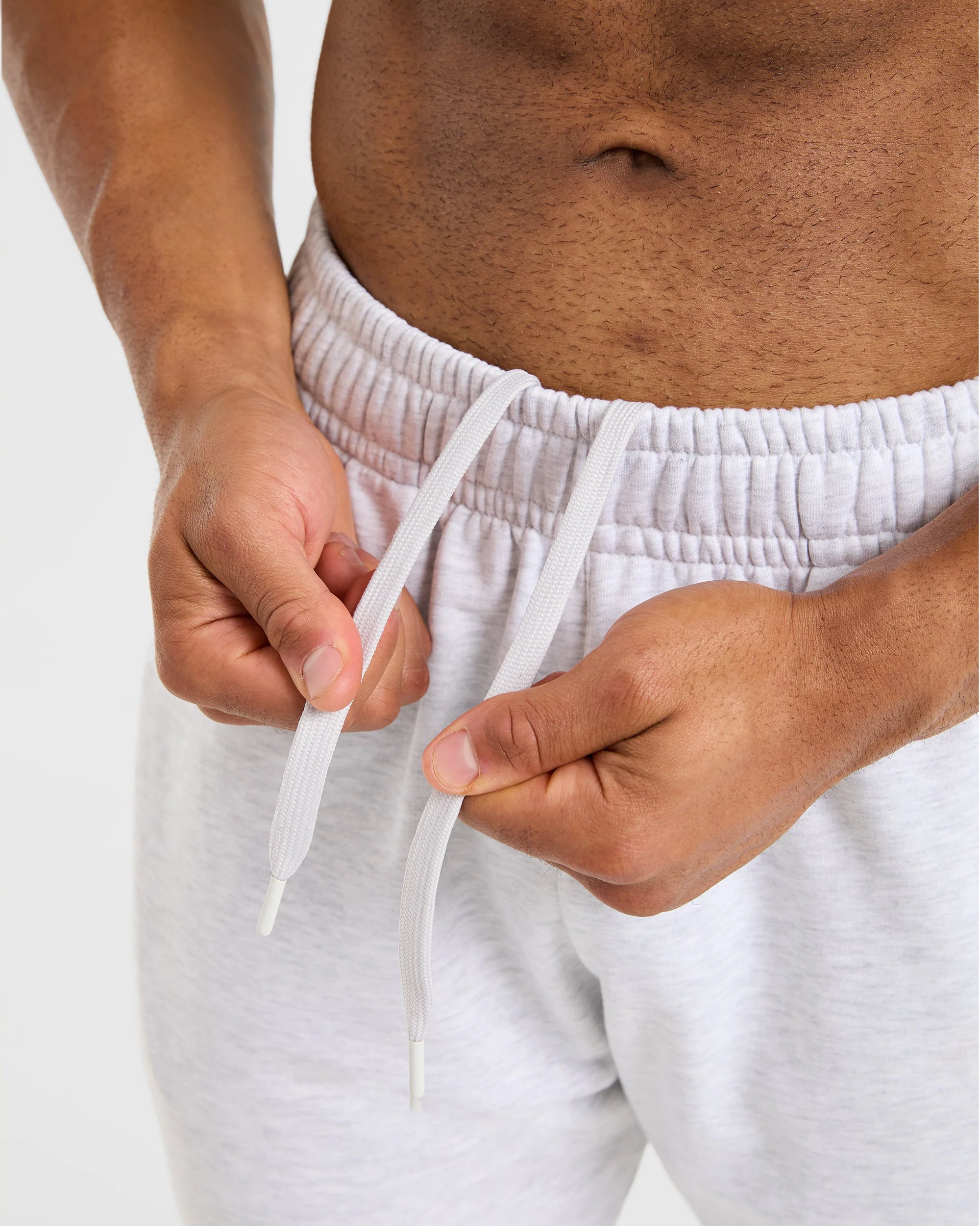 Essential Lightweight Joggers - Gris Marl - Image 6