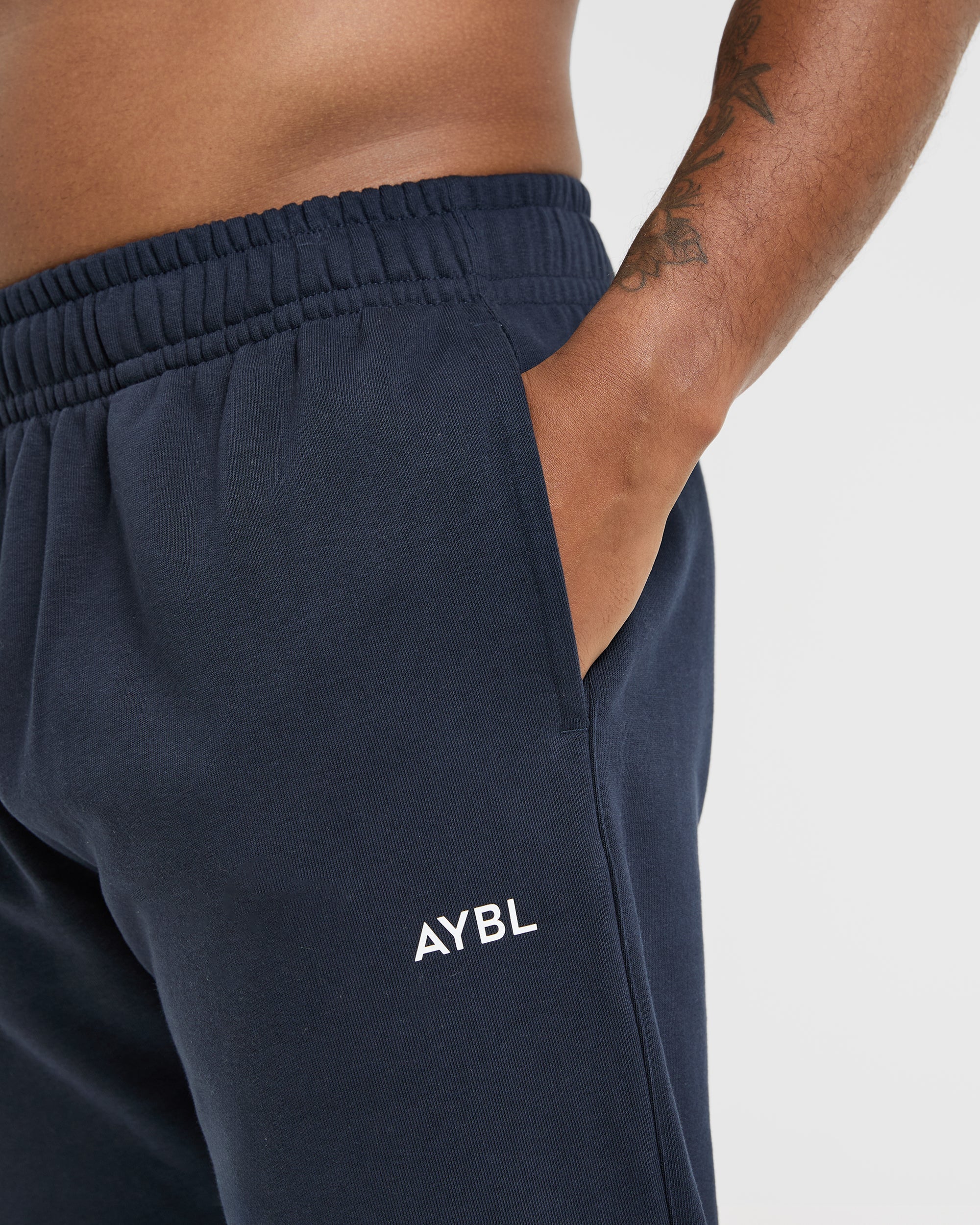 Essential Lightweight Joggers - Navy - Image 5