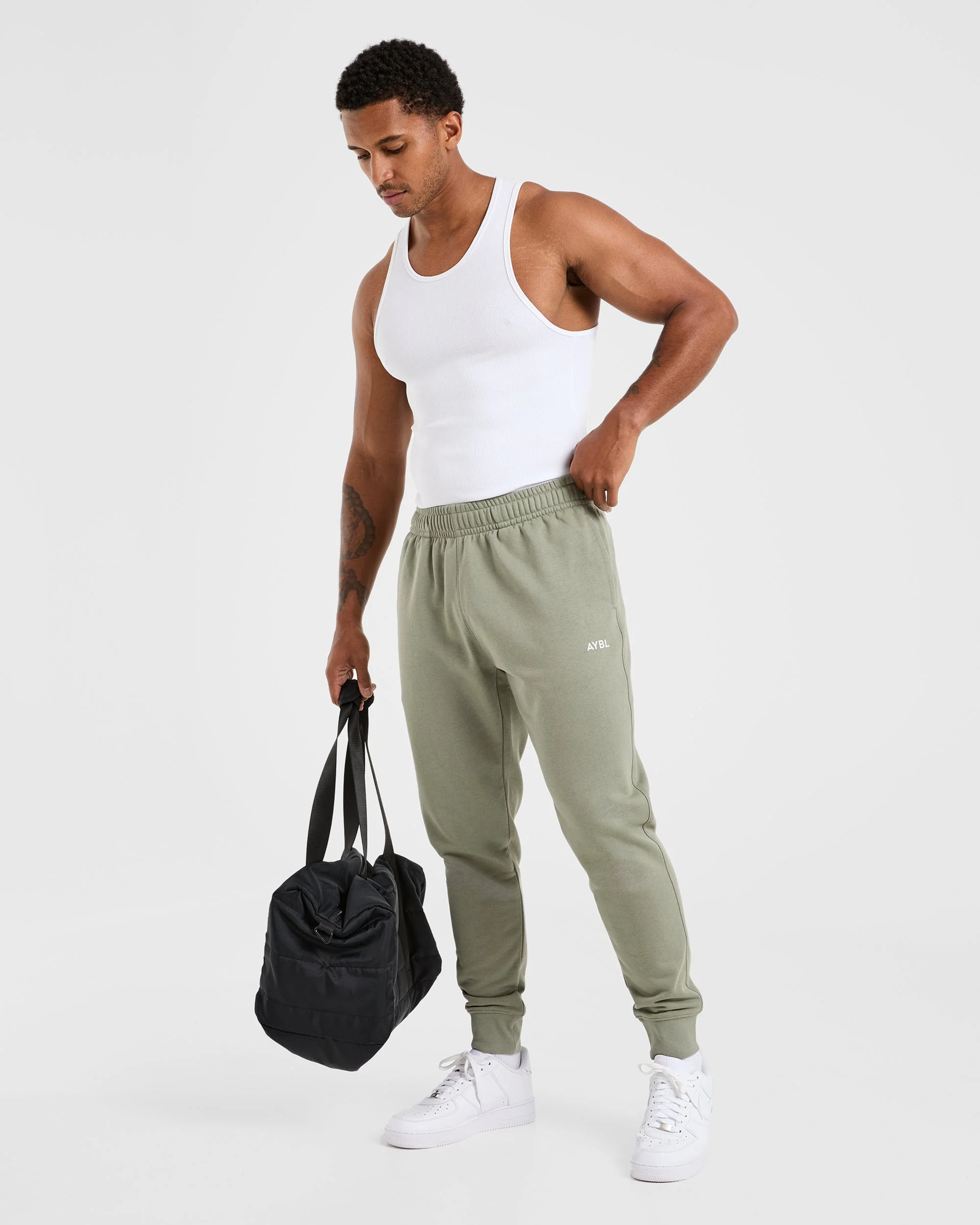 Essential Lightweight Joggers - Washed Sage - Image 7