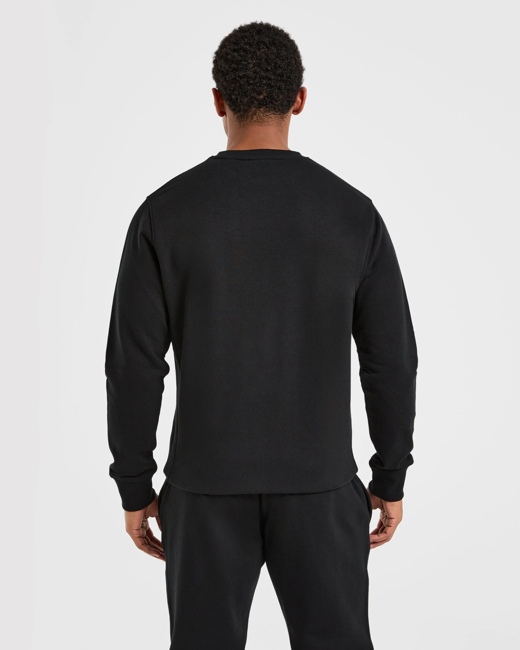 Essential Lightweight Sweater - Noir - Image 2