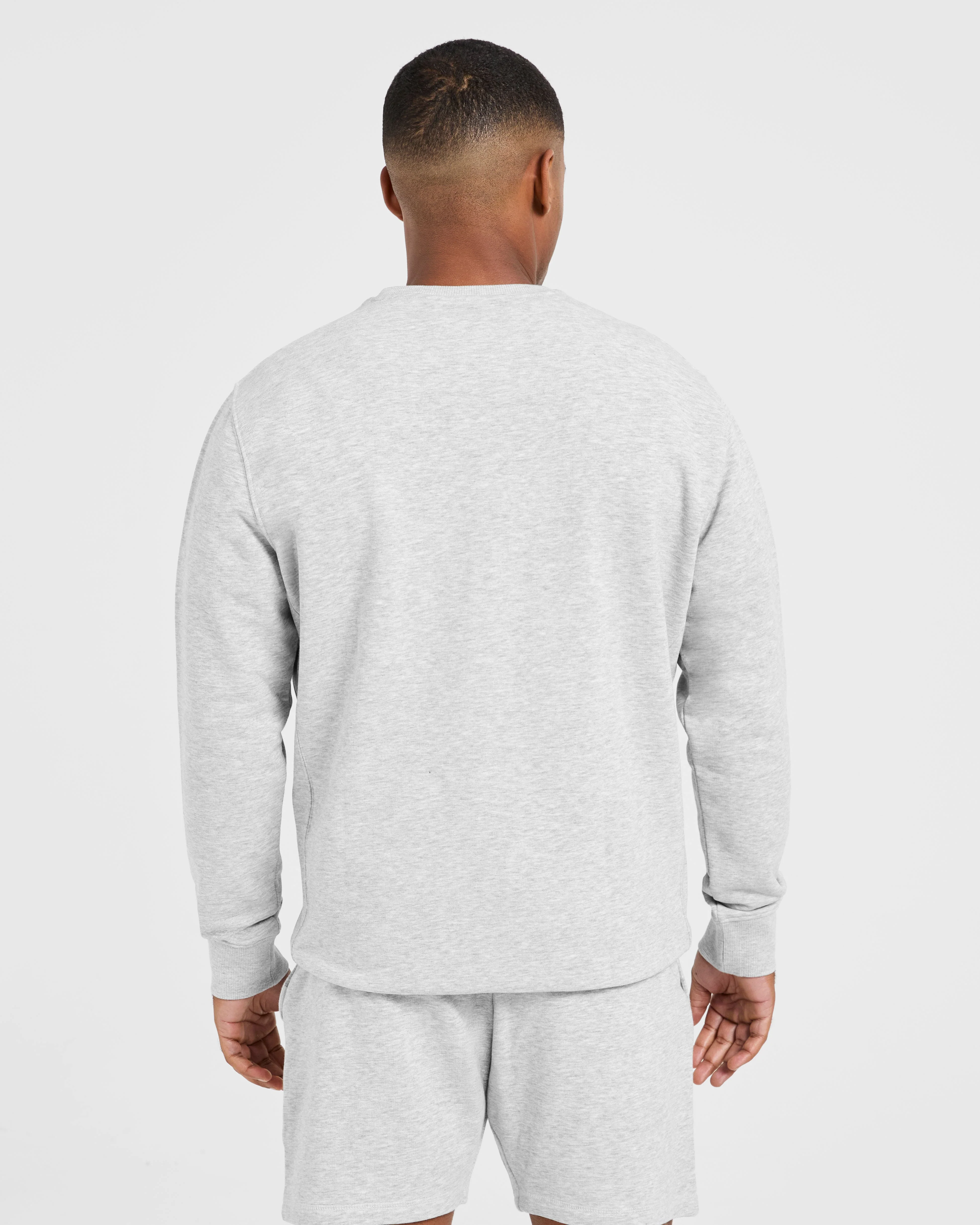 Essential Lightweight Sweater - Gris Marl - Image 2