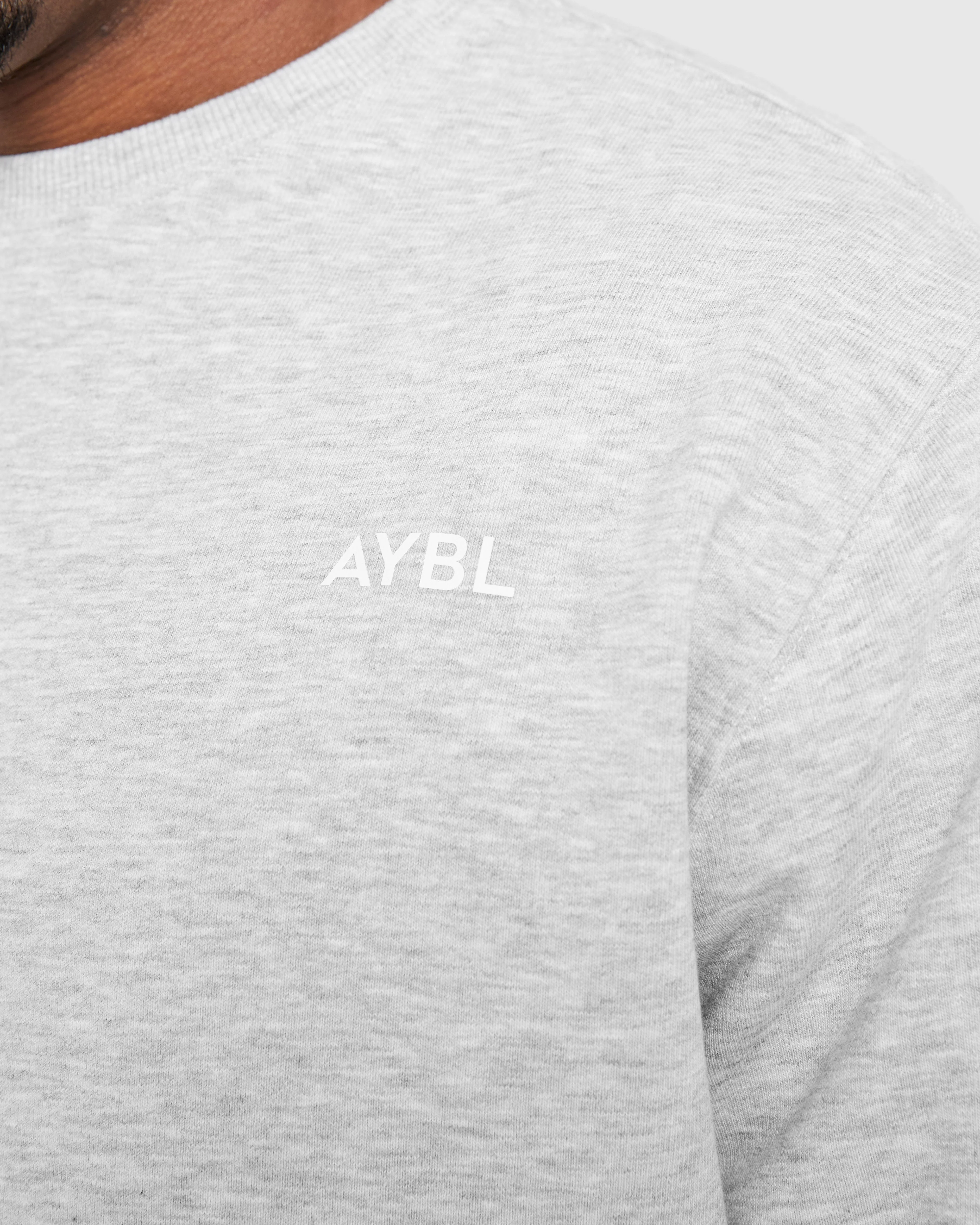 Essential Lightweight Sweater - Gris Marl - Image 5