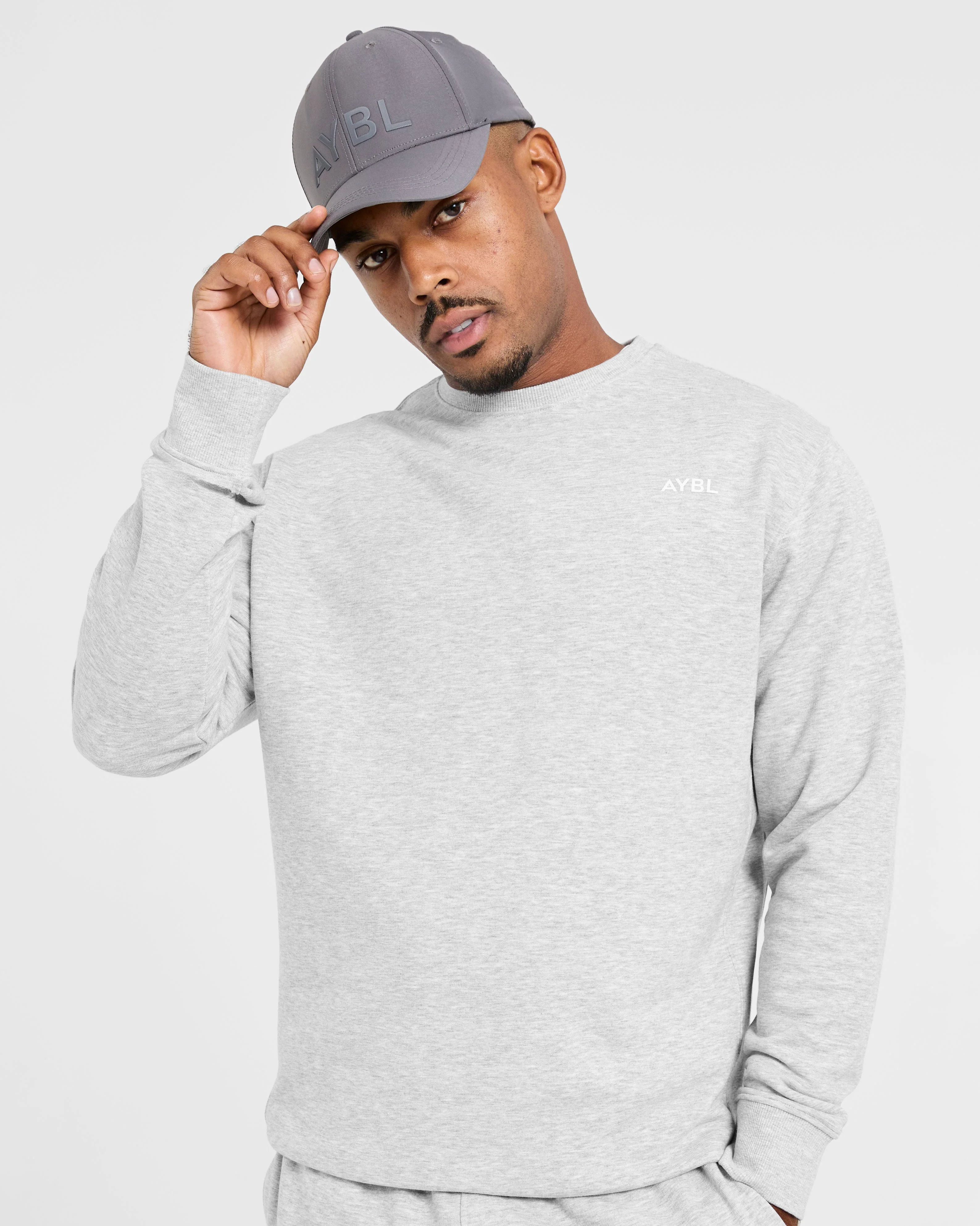 Essential Lightweight Sweater - Gris Marl - Image 7