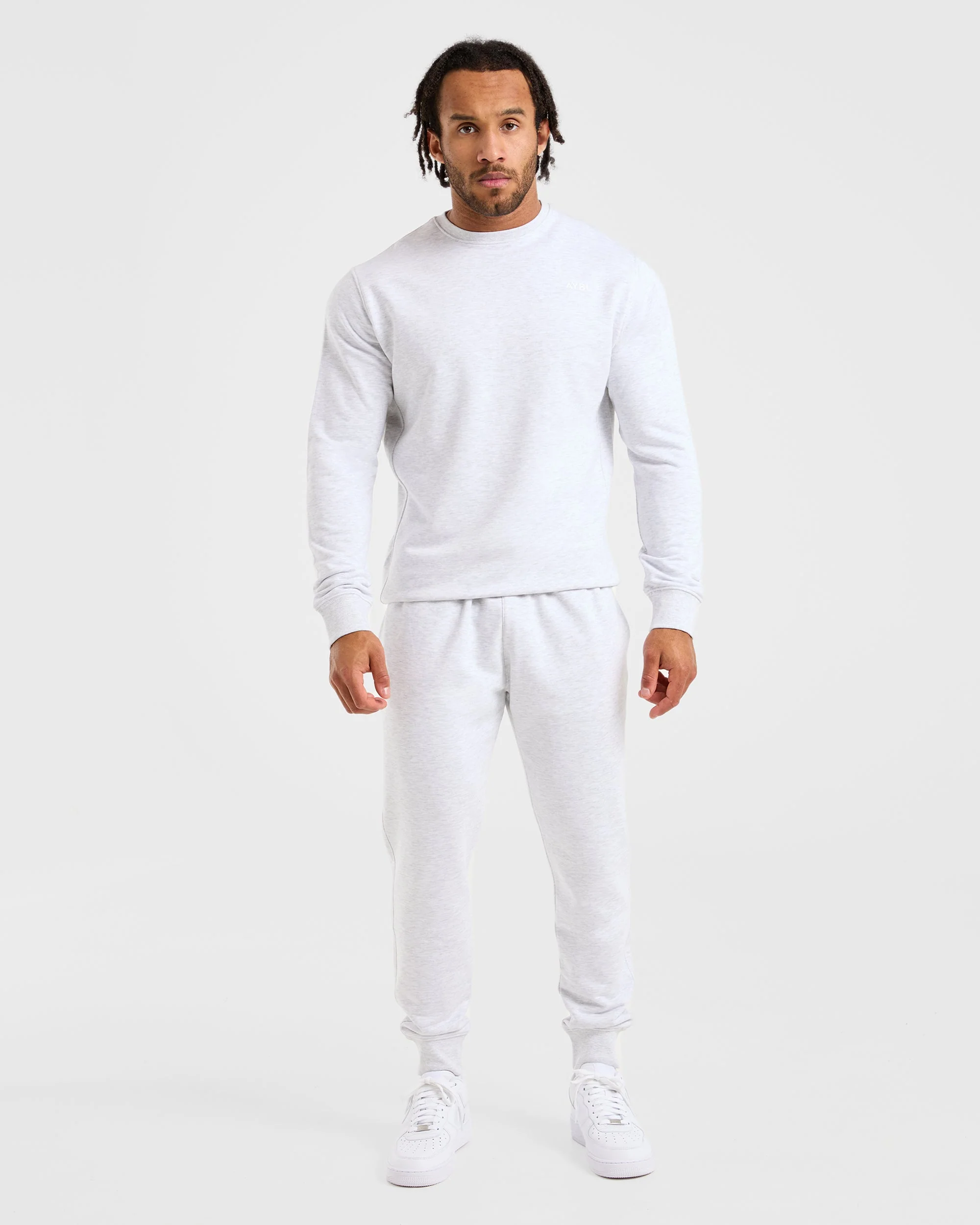 Essential Lightweight Sweater - Gris Marl - Image 3