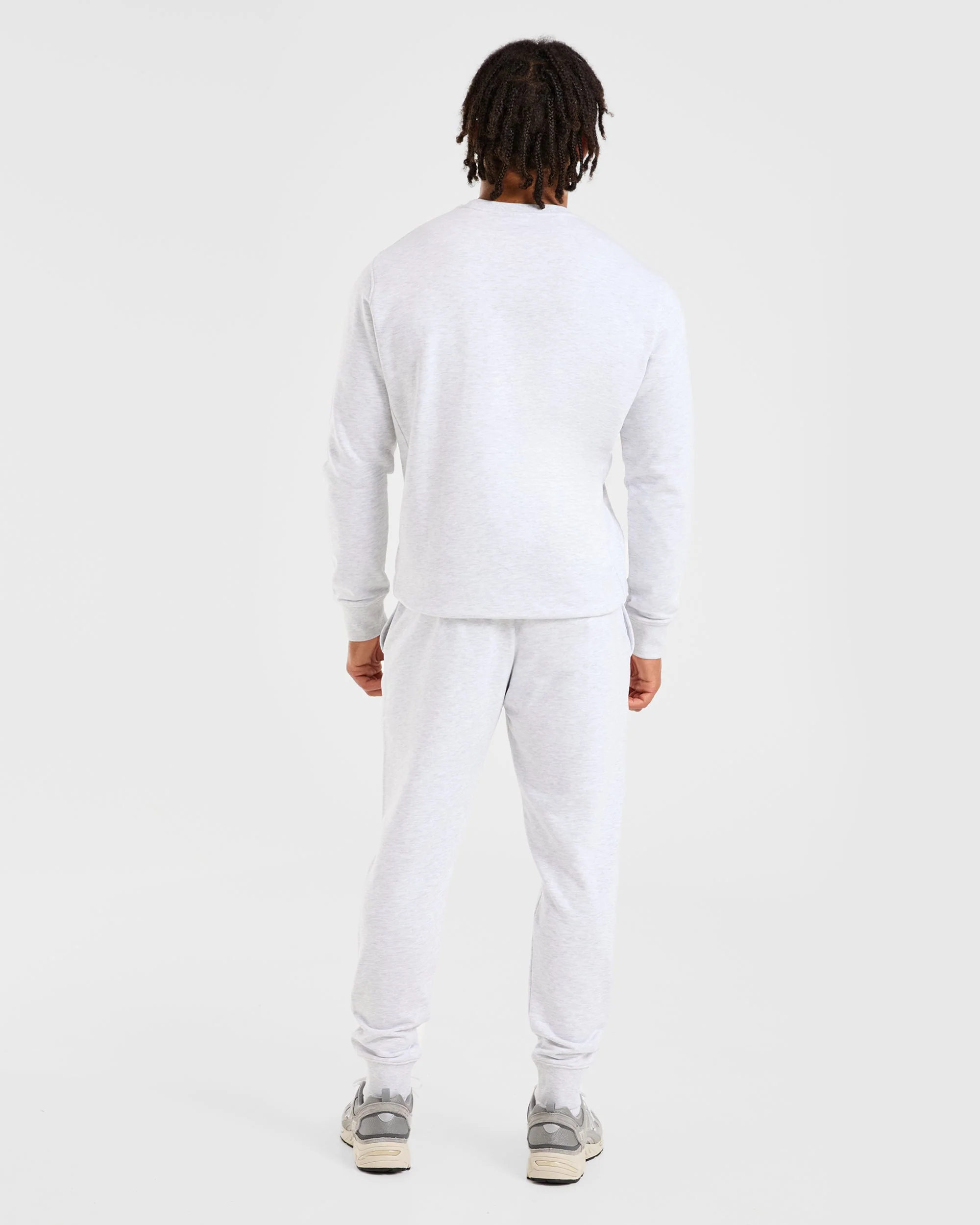 Essential Lightweight Sweater - Gris Marl - Image 4