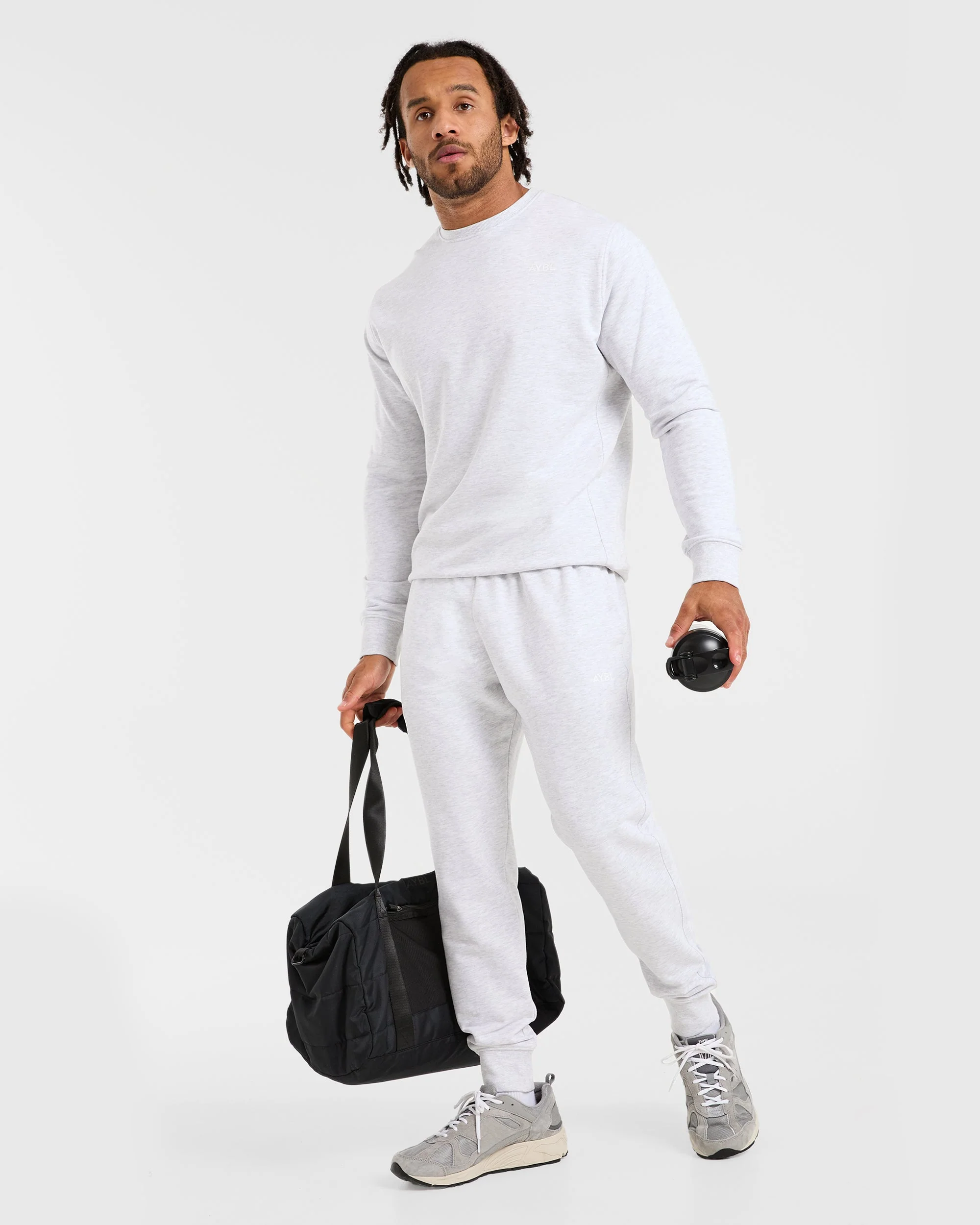 Essential Lightweight Sweater - Gris Marl - Image 7