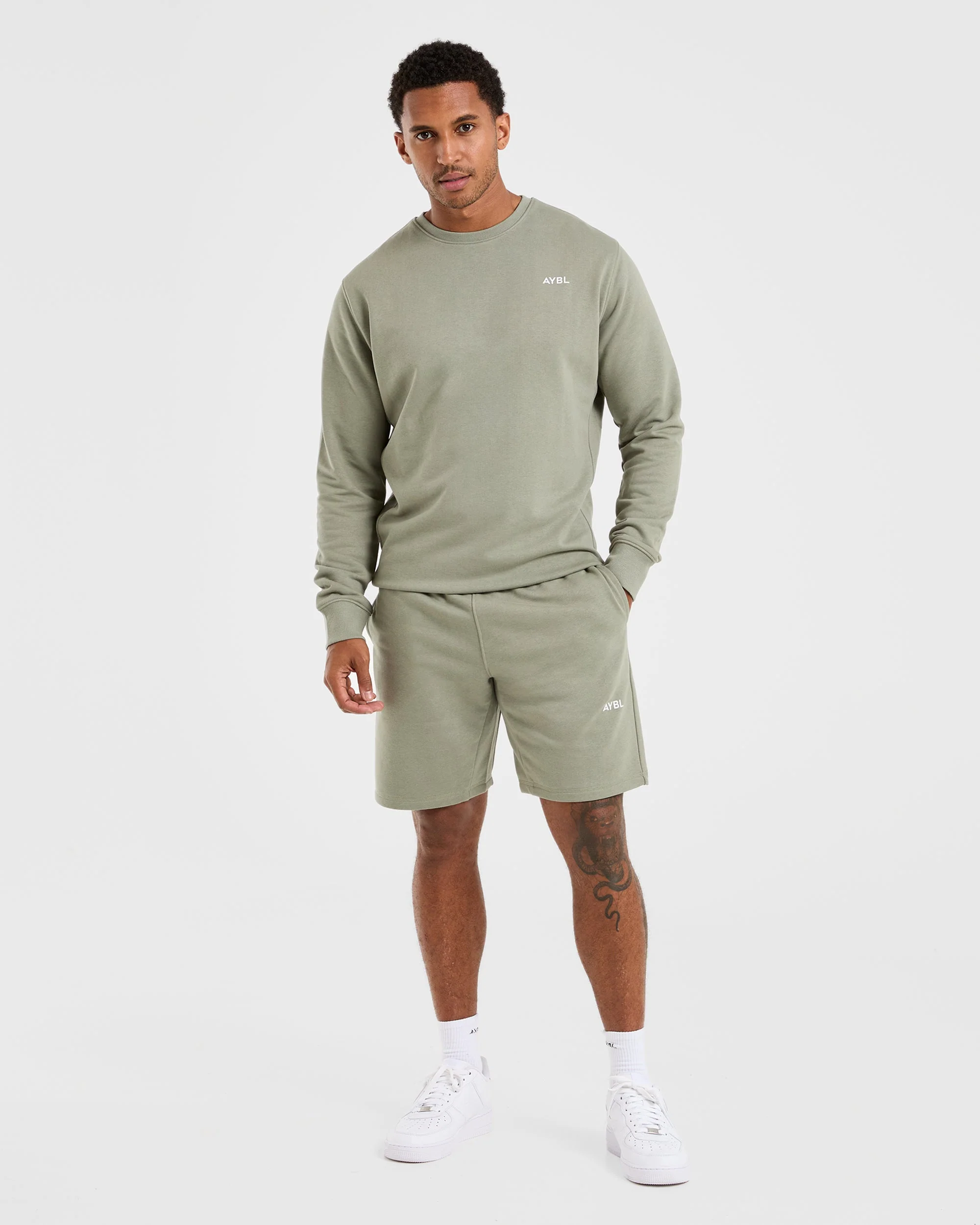 Essential Lightweight Sweater - Washed Sage - Image 3