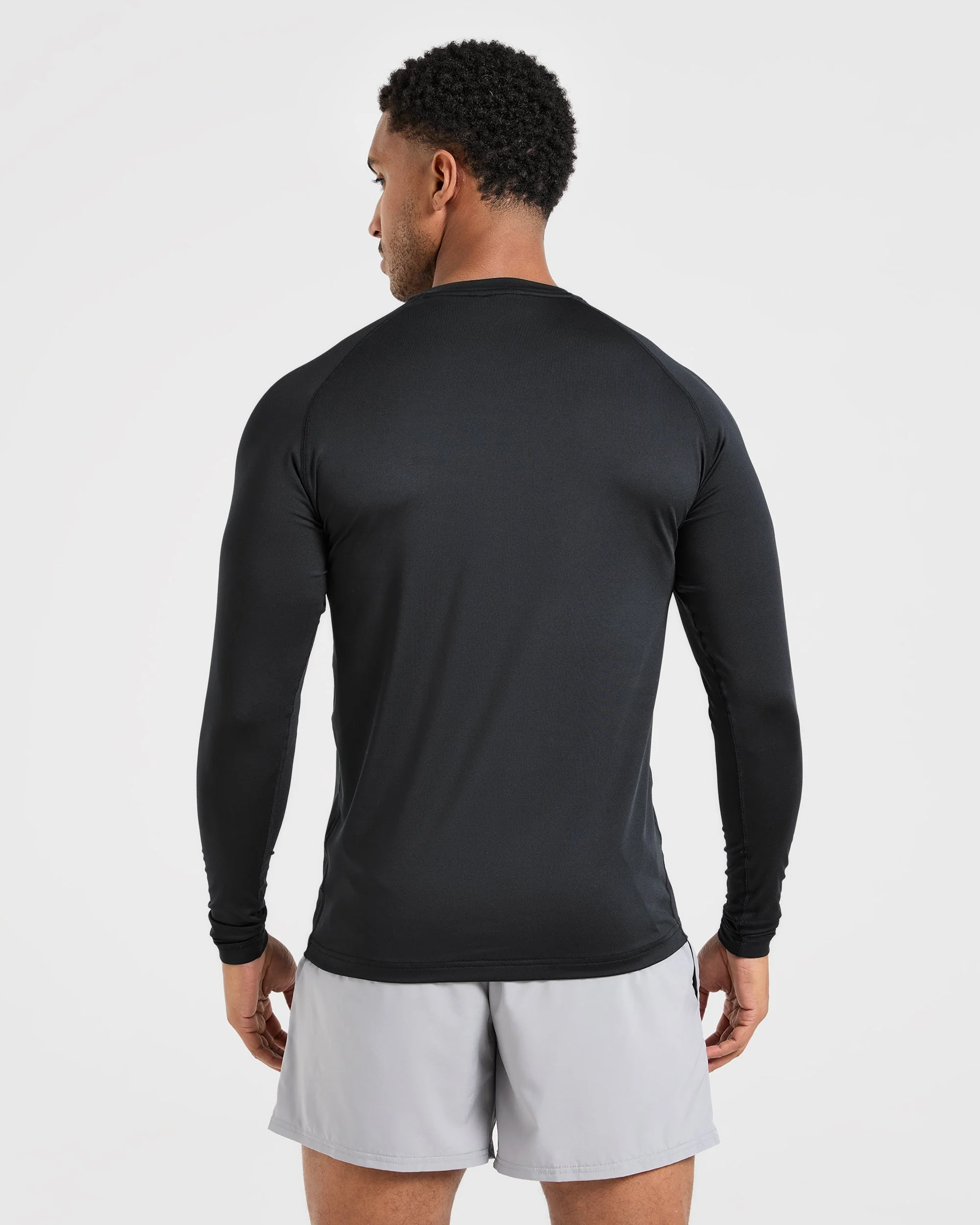 Essential Long Sleeve T Shirt - Noir - Image 2