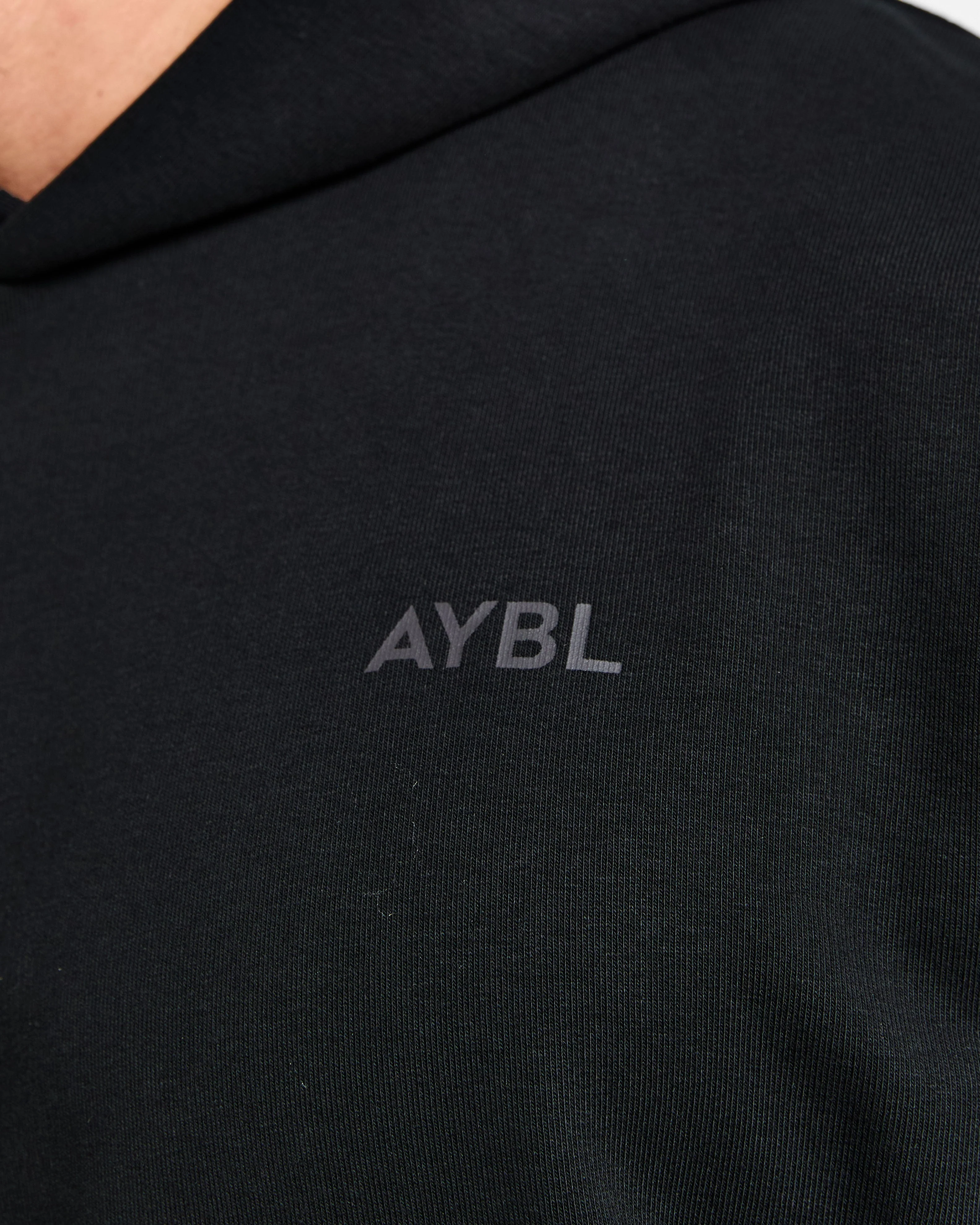 Essential Oversized Graphic Hoodie - Noir - Image 5