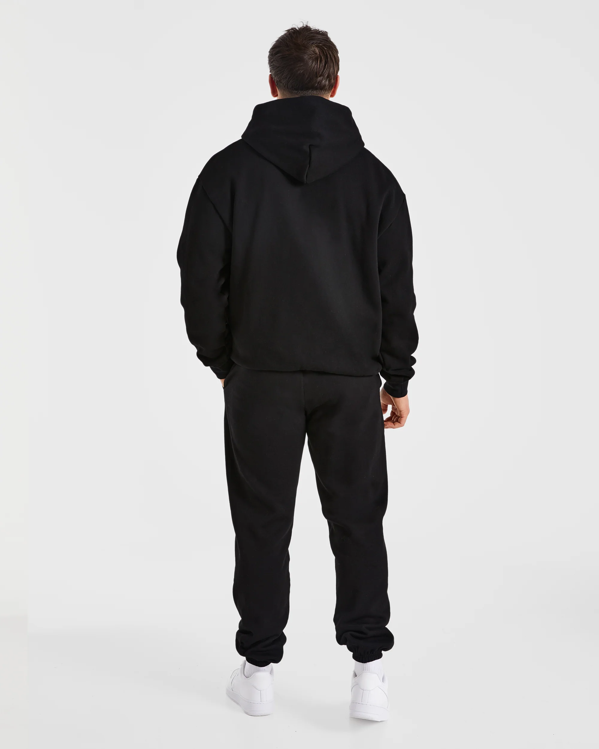 Essential Oversized Hoodie - Noir - Image 4