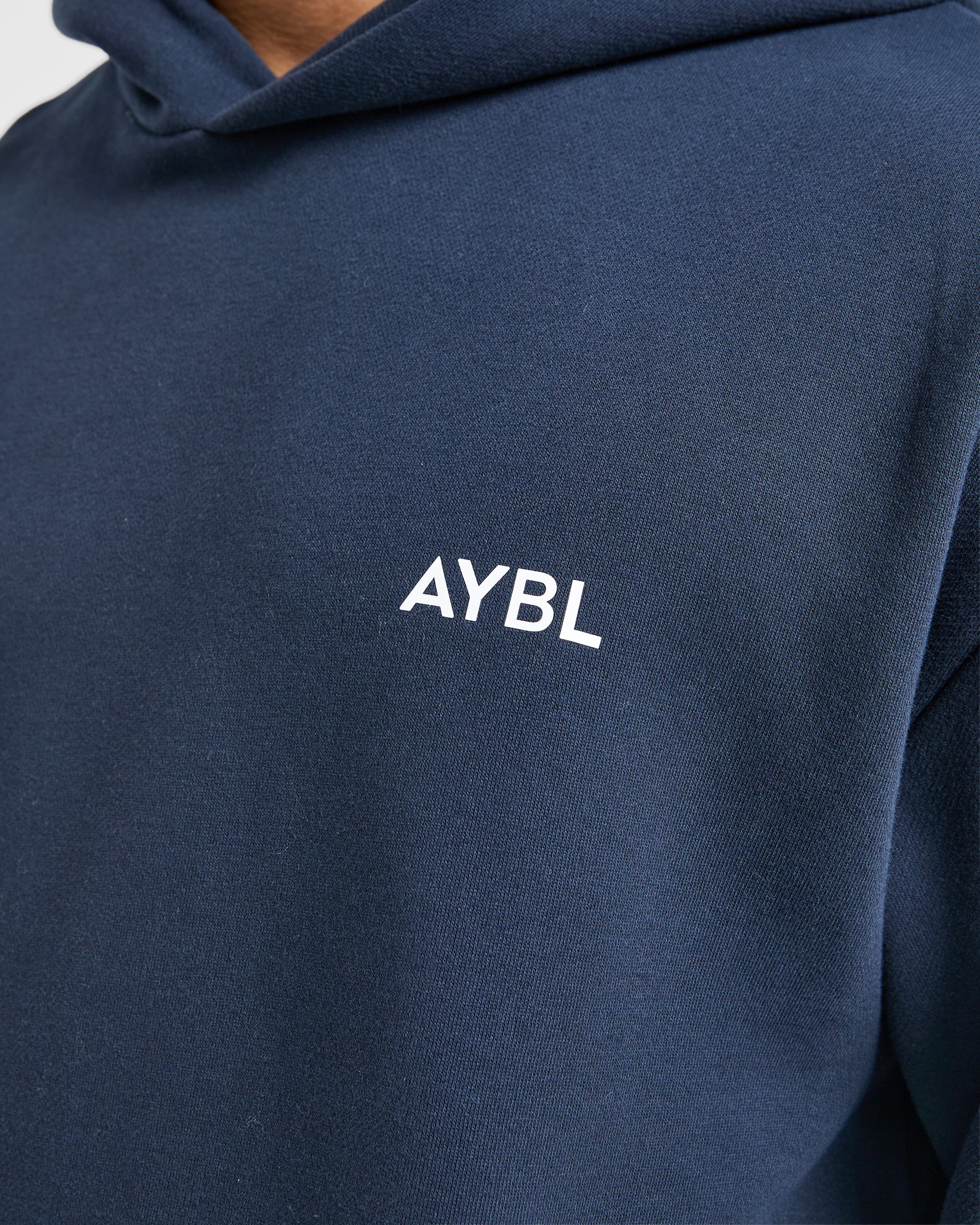 Essential Oversized Hoodie - Navy - Image 5