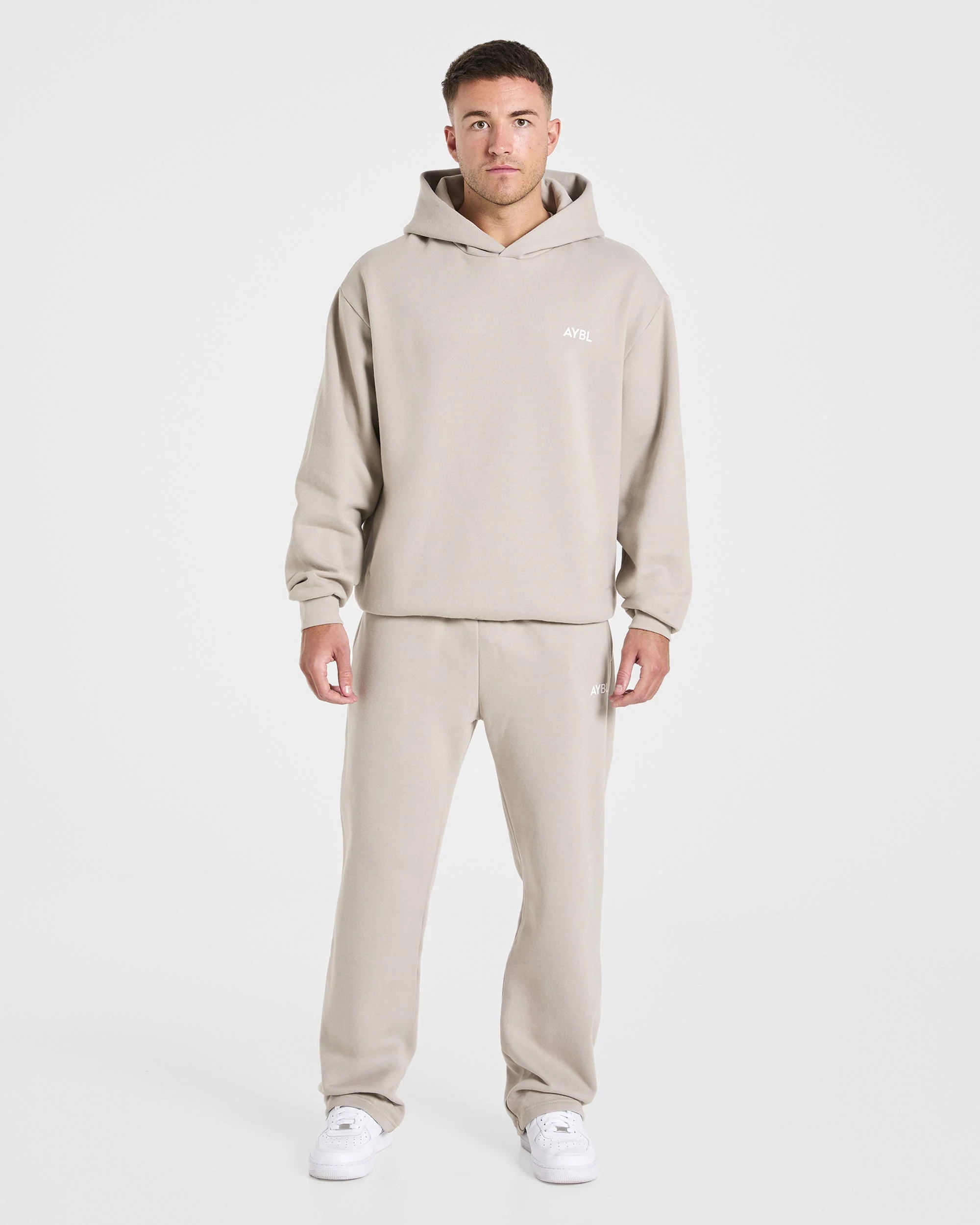 Essential Oversized Hoodie - Stone - Image 3