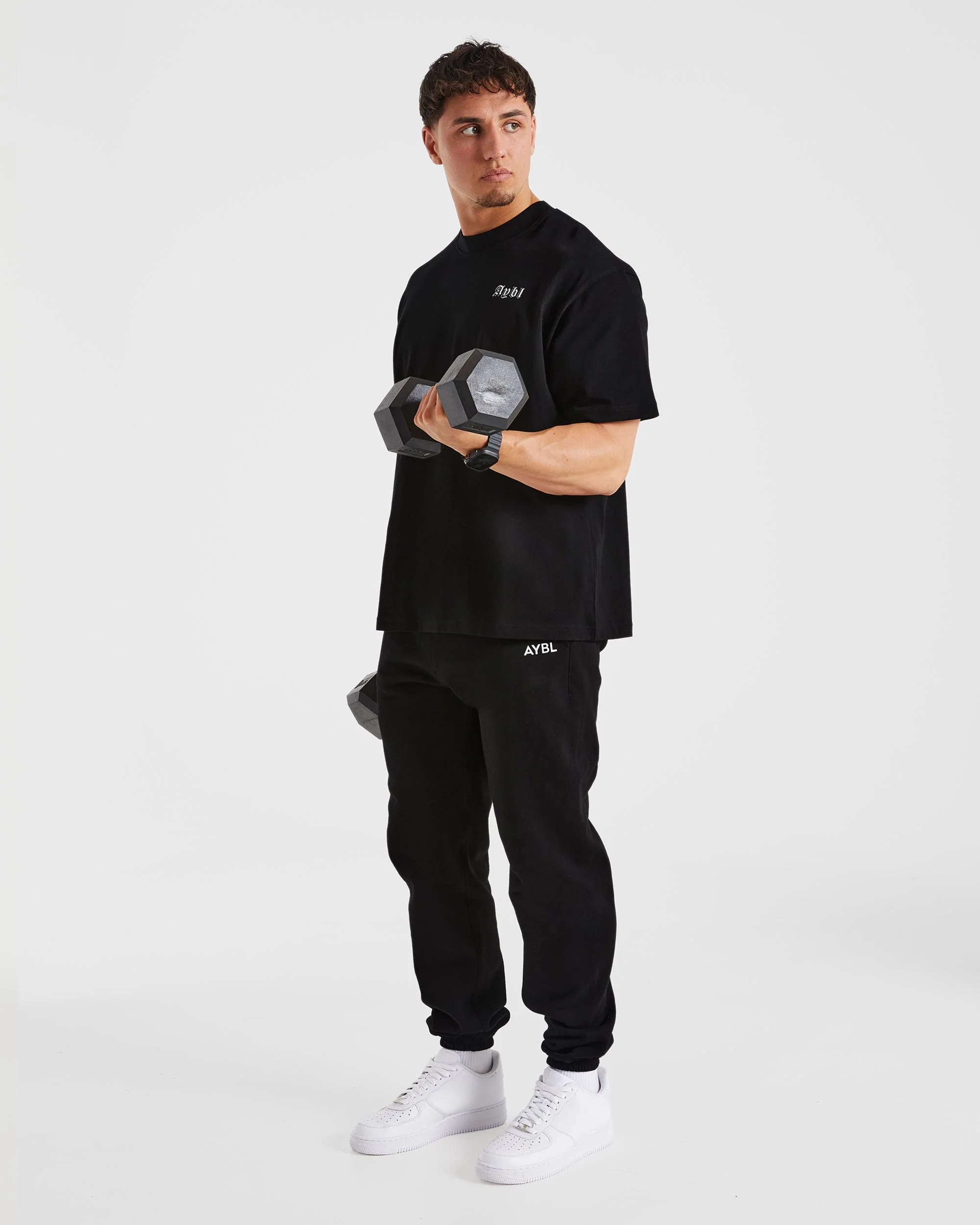Essential Oversized Joggers - Noir - Image 8